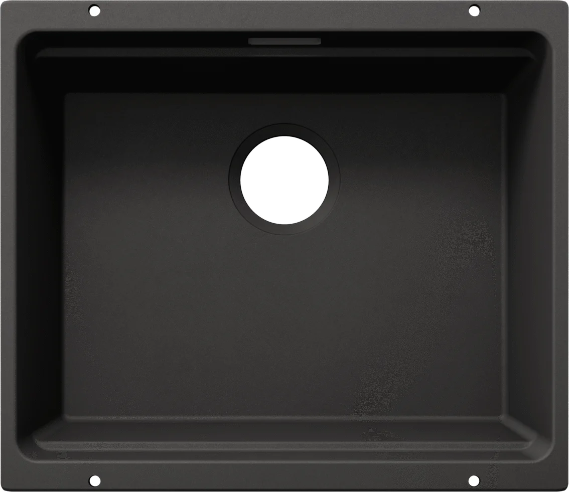 Blanco Etagon 500-U CU konyhai mosogató – silgranit mosogató, 53 × 46 cm, szürke kő