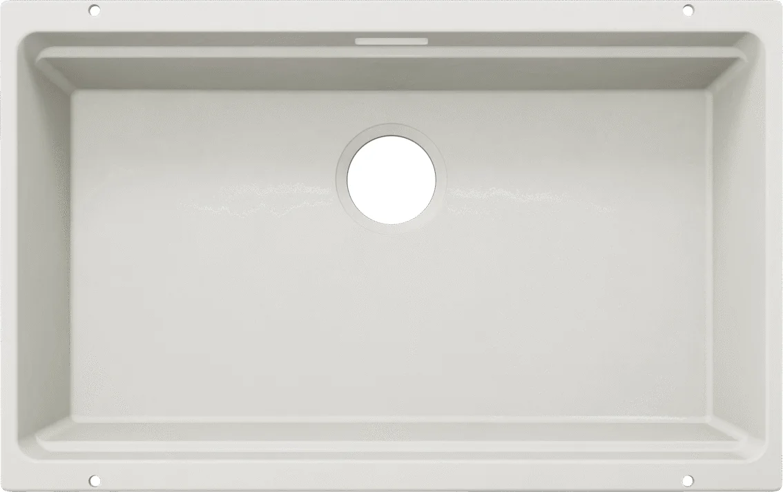 Kitchen Sink Blanco Etagon 700-U CU – Silgranit Sink, 73 × 46 cm, Soft White