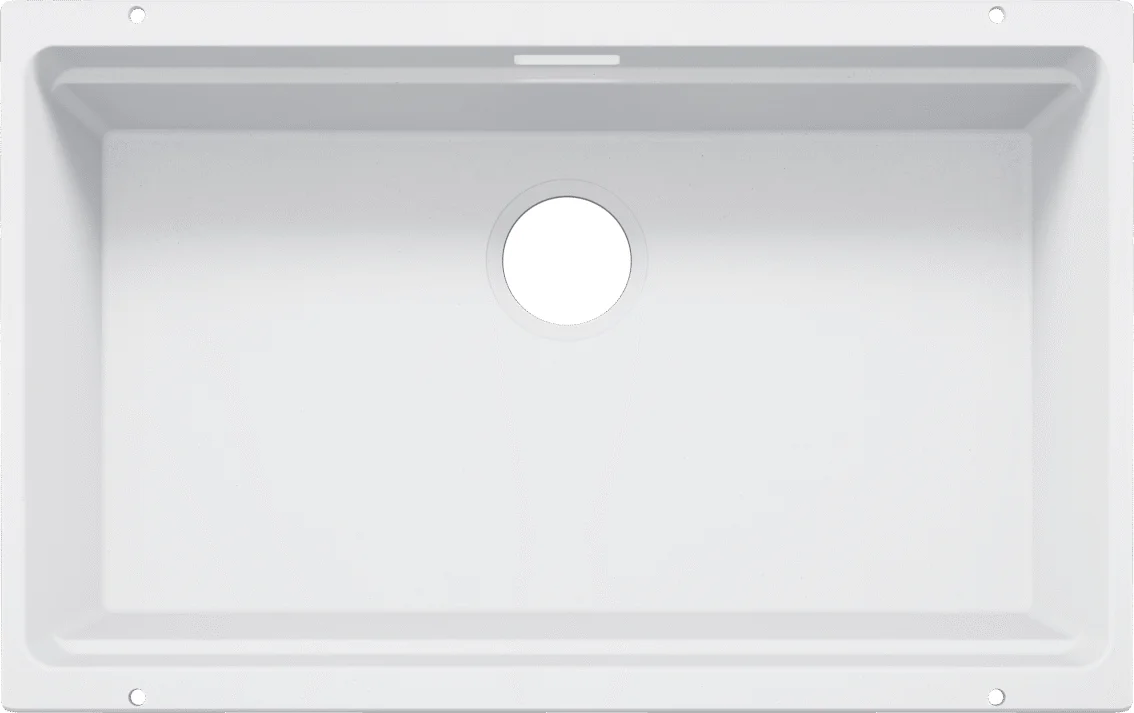 Blanco Etagon 700-U CU konyhai mosogató – silgranit mosogató, 73 × 46 cm, fehér