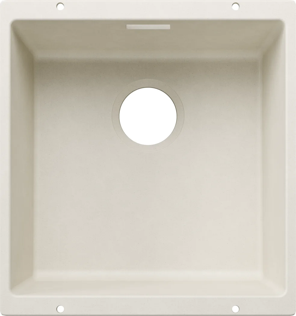 Kuchynský drez Blanco Subline 400-U CU – silgranitový drez, 46 × 43 cm, biela soft
