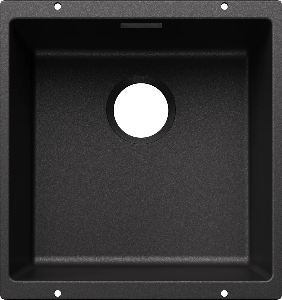 Kuchynský drez Blanco Subline 400-U CU – silgranitový drez, 46 × 43 cm, antracit