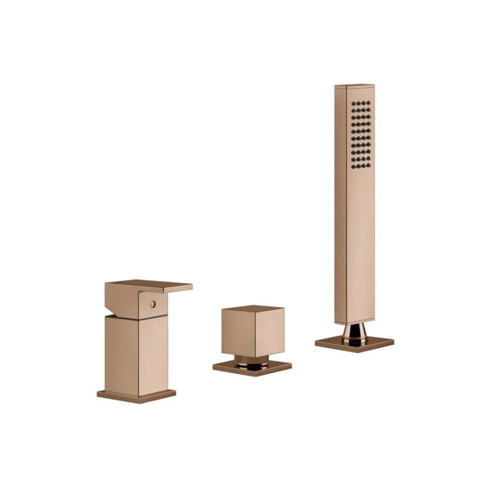 Gessi Rettangolo Three-hole tub tap 20043