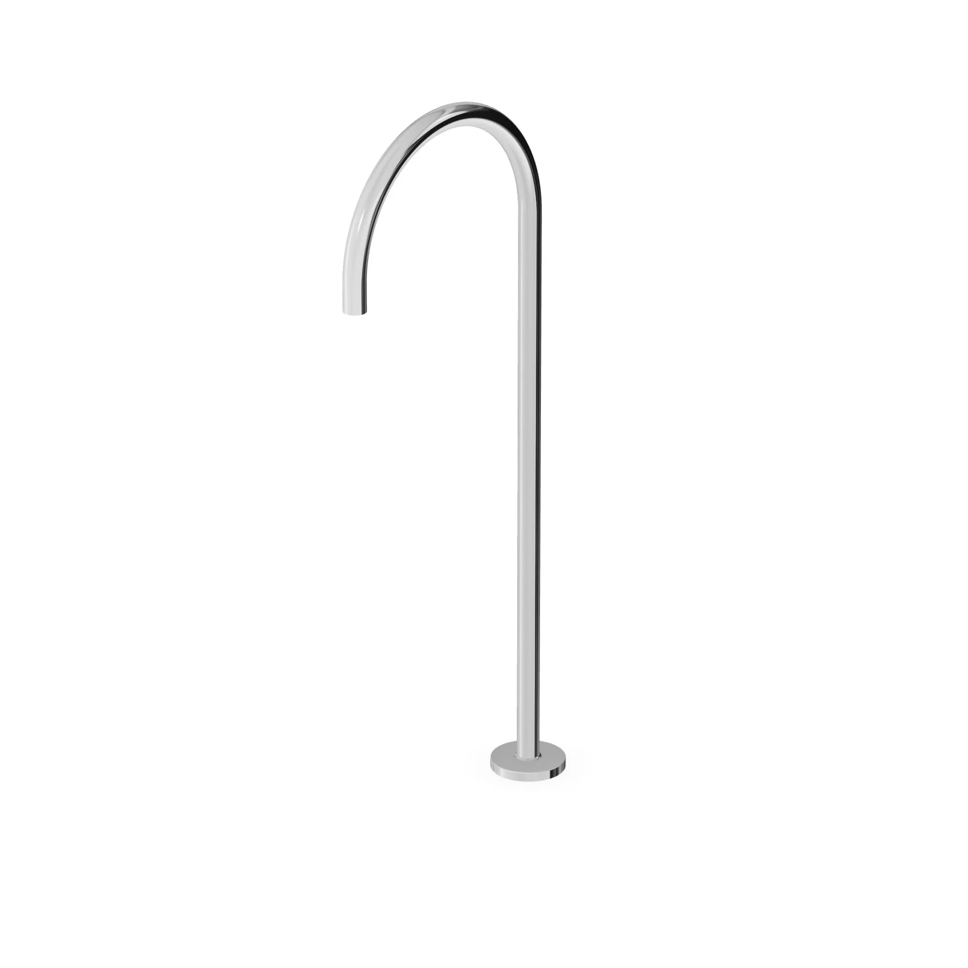 Zucchetti Pan Freestanding Tub Spout + Recessed Part Z92059+R99672