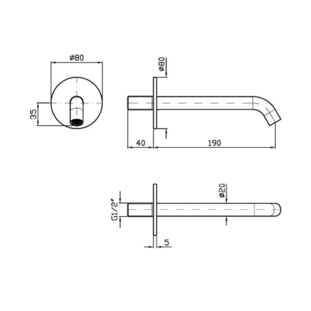 Zucchetti Pan S Wylewka Z92261