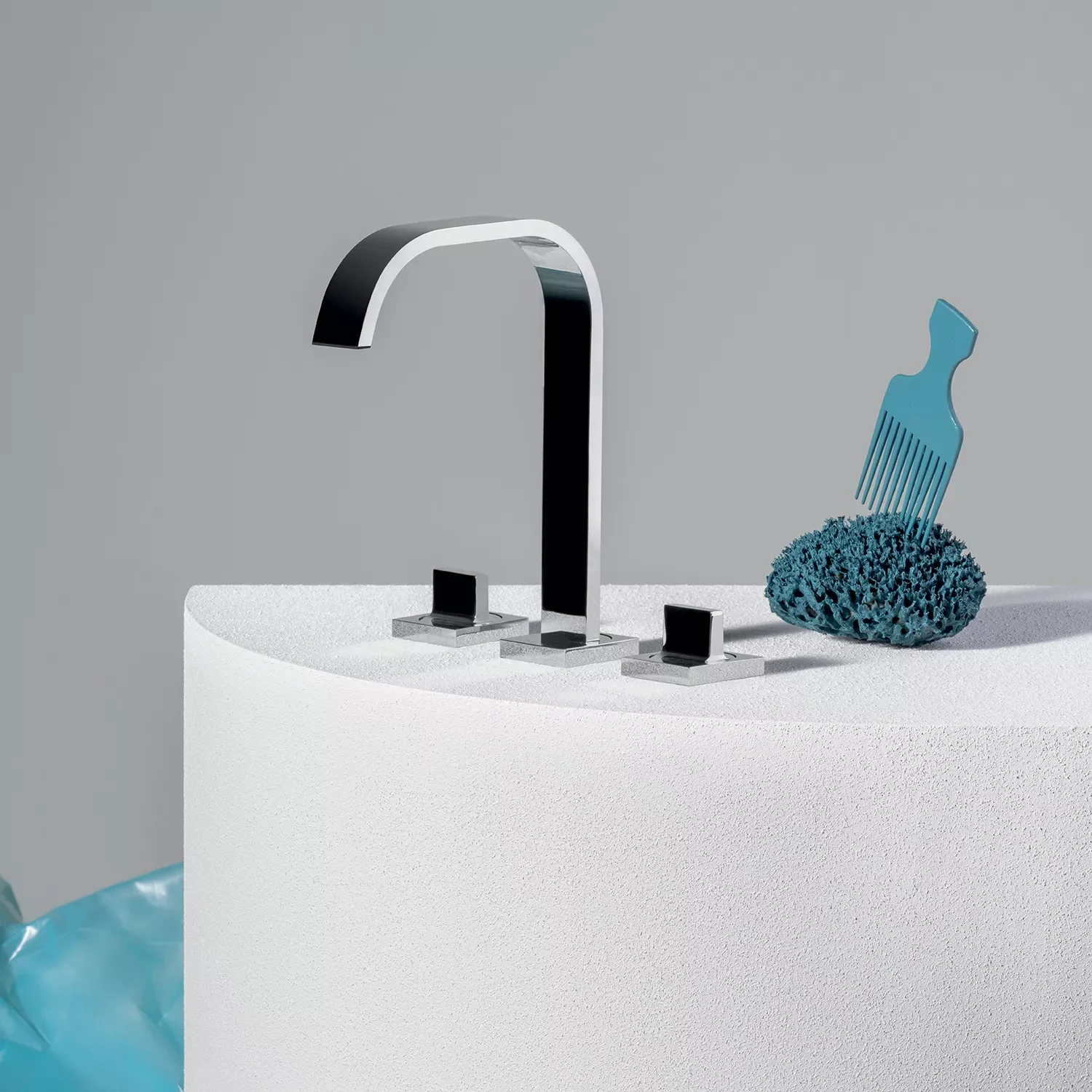 Zucchetti Aguablu 3-Hole Basin Mixer ZA5416