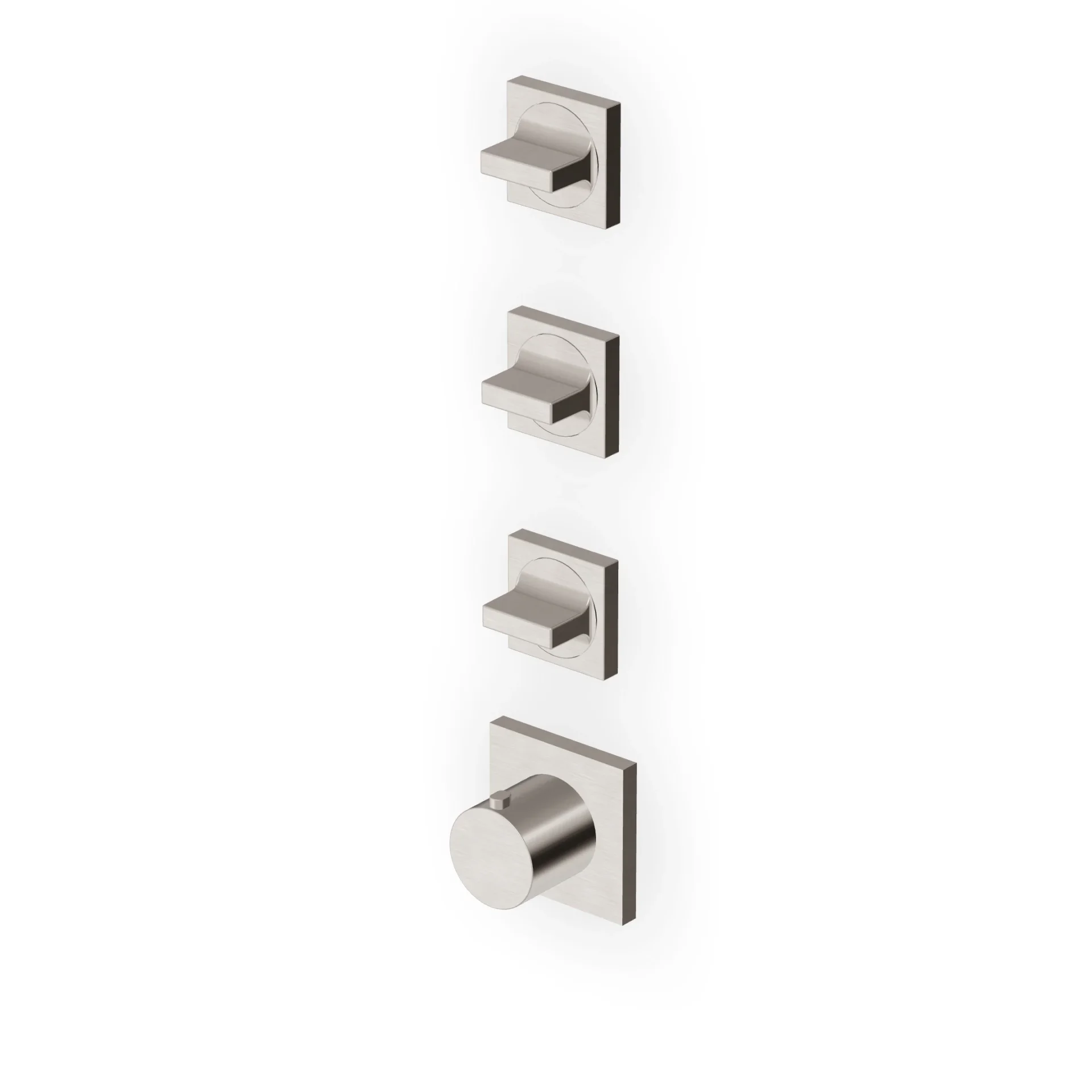 Zucchetti Aguablu Thermostat-Dusche mit 3 Absperrhähnen ZA5803