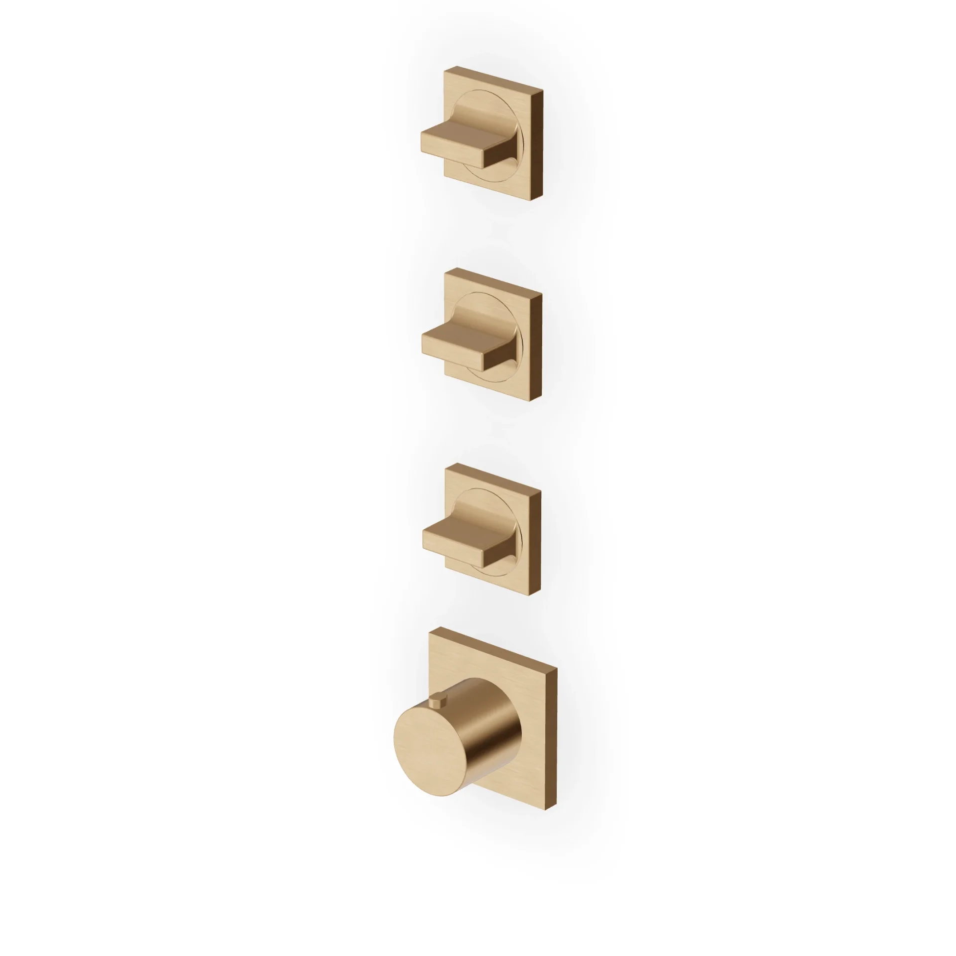 Zucchetti Aguablu Thermostat-Dusche mit 3 Absperrhähnen ZA5803