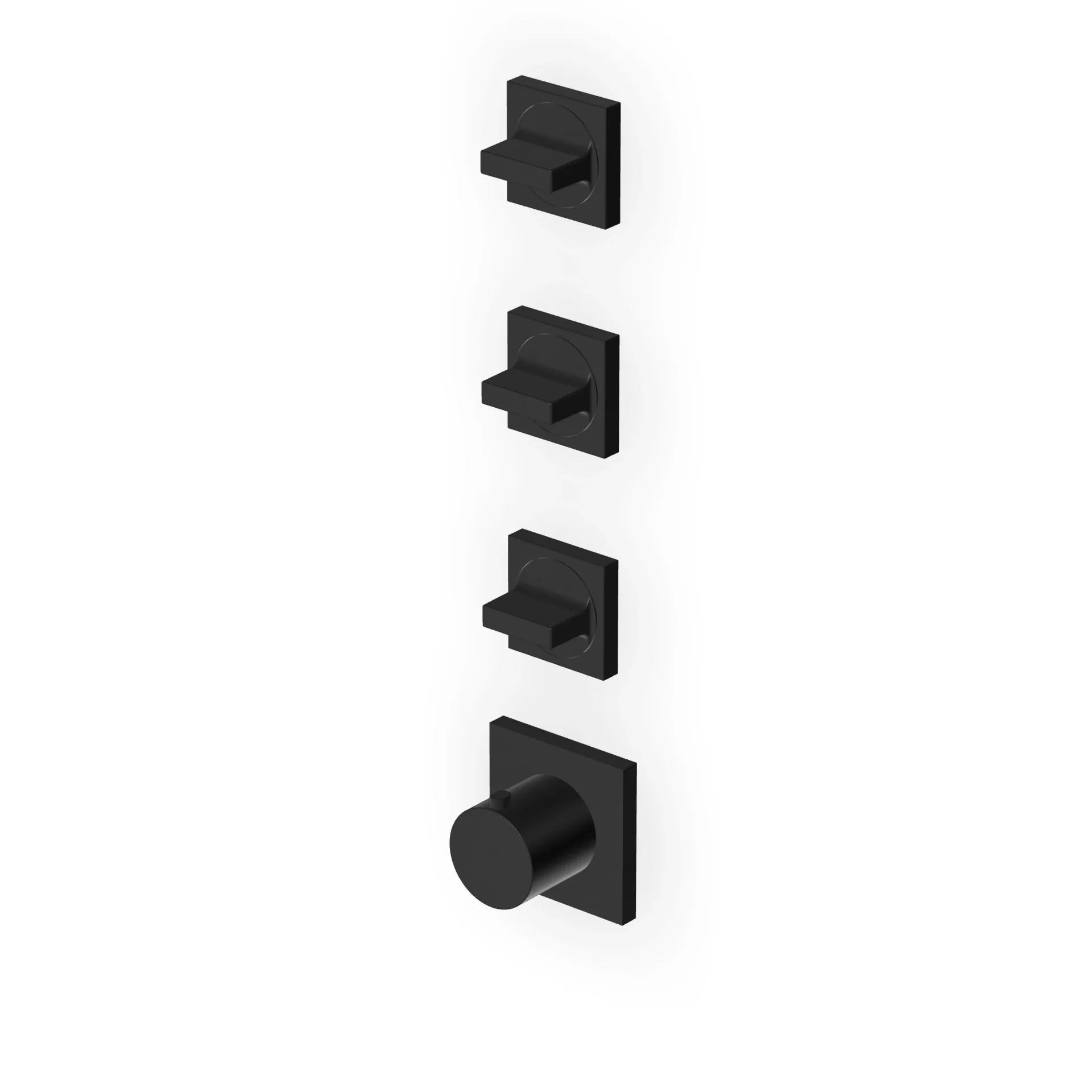 Zucchetti Aguablu Thermostat-Dusche mit 3 Absperrhähnen ZA5803