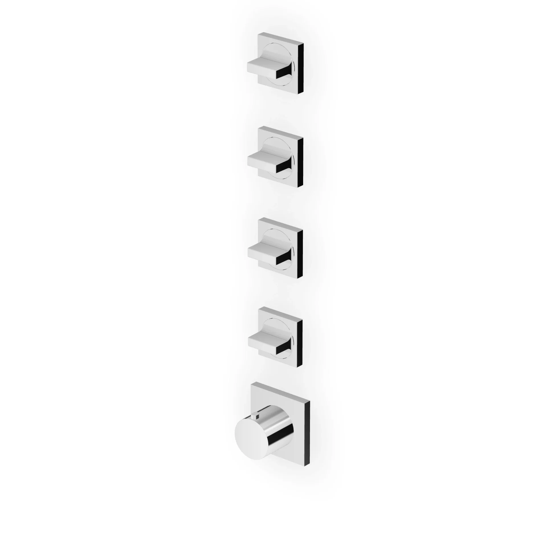 Zucchetti Aguablu Thermostatic Shower with 4 Stop Valves ZA5804