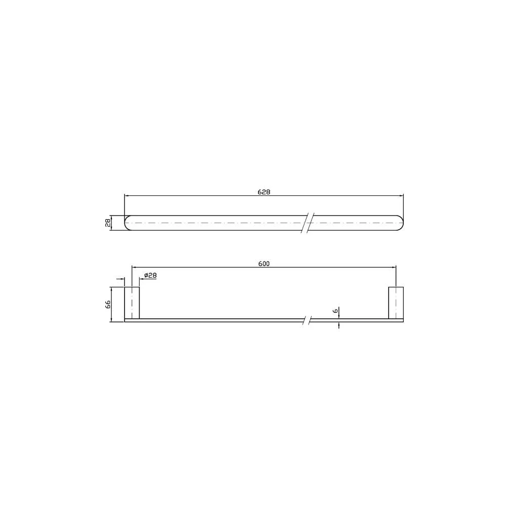 Zucchetti Isy22 Towel Holder ZAF122
