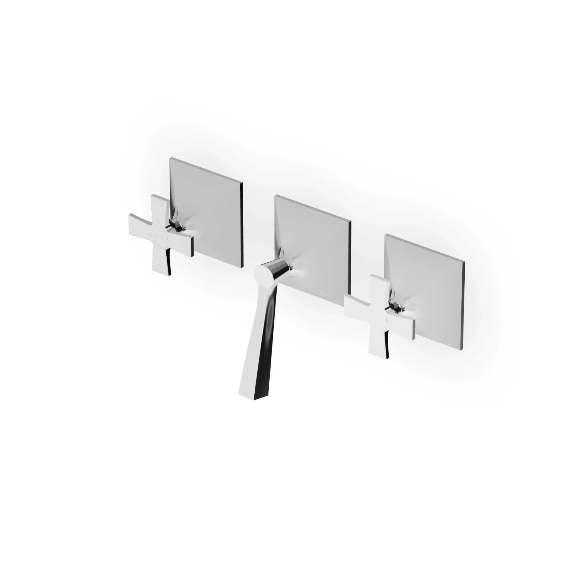 Zucchetti Bellagio 3 Holes Tub Tap + Recessed Part ZB1695+R99508