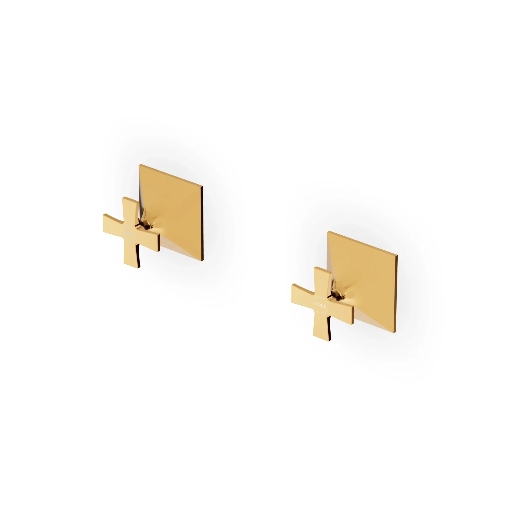 Zucchetti Bellagio Wall Mounted Shower Mixers + Recessed Part ZB1738+R99503