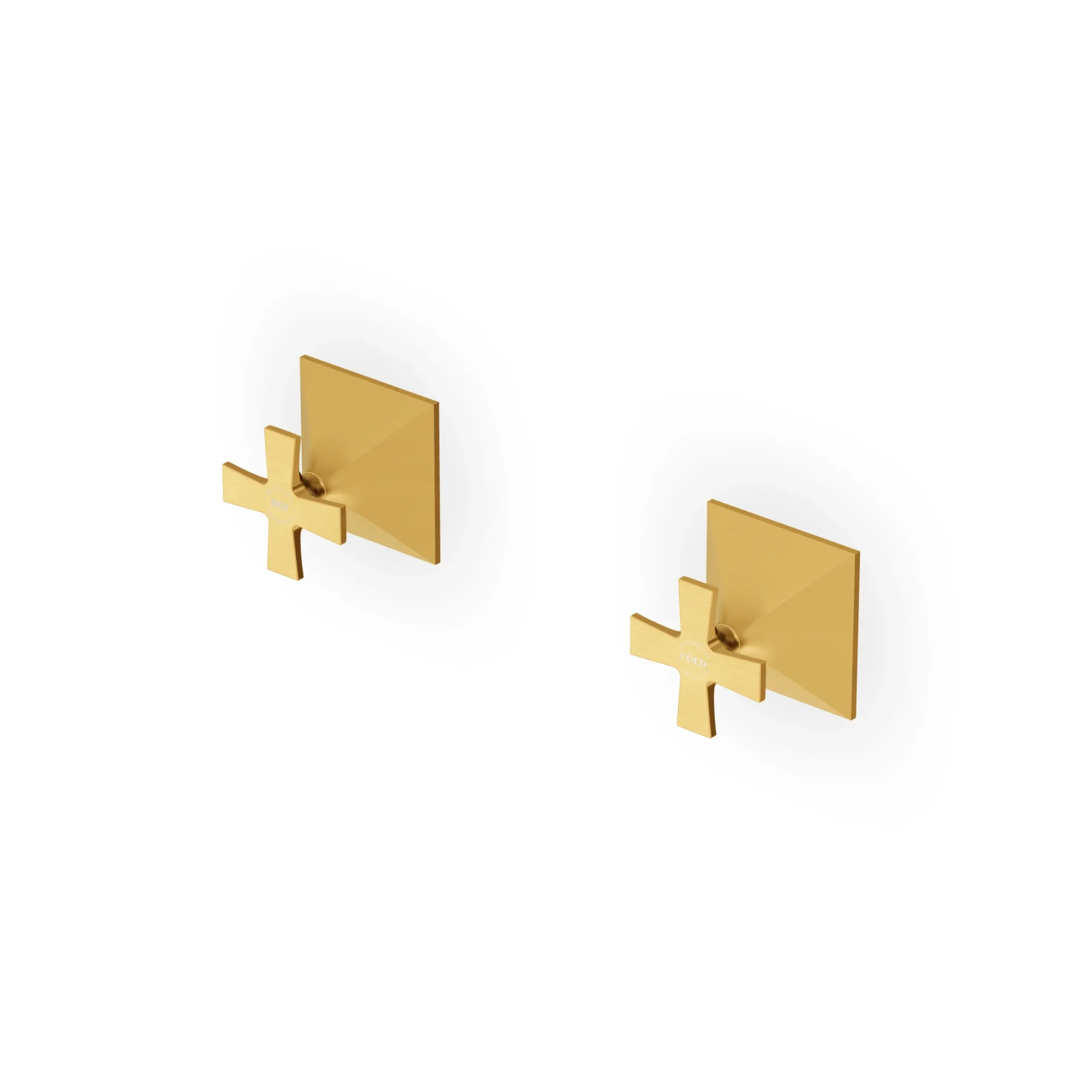 Zucchetti Bellagio Wall Mounted Shower Mixers + Recessed Part ZB1738+R99503