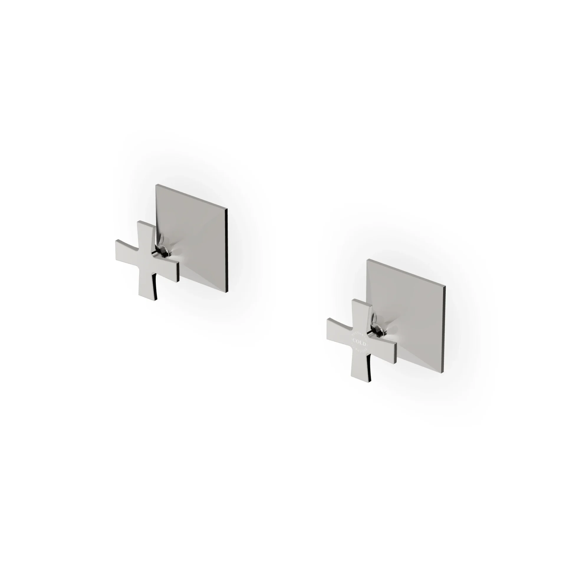 Zucchetti Bellagio Wall Mounted Shower Mixers + Recessed Part ZB1738+R99503