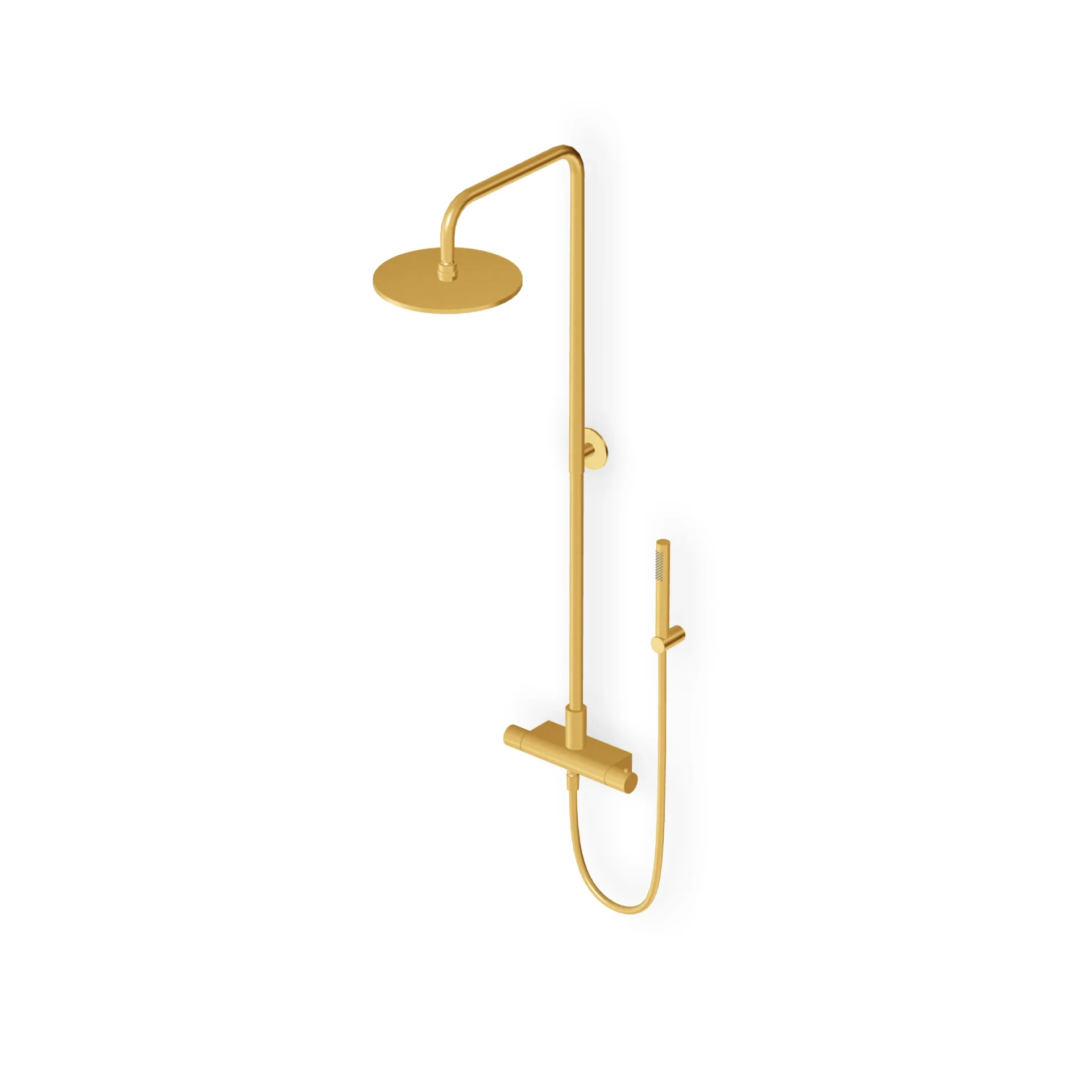 Zucchetti Pan S Shower column complete with external thermostatic mixer ZD1777