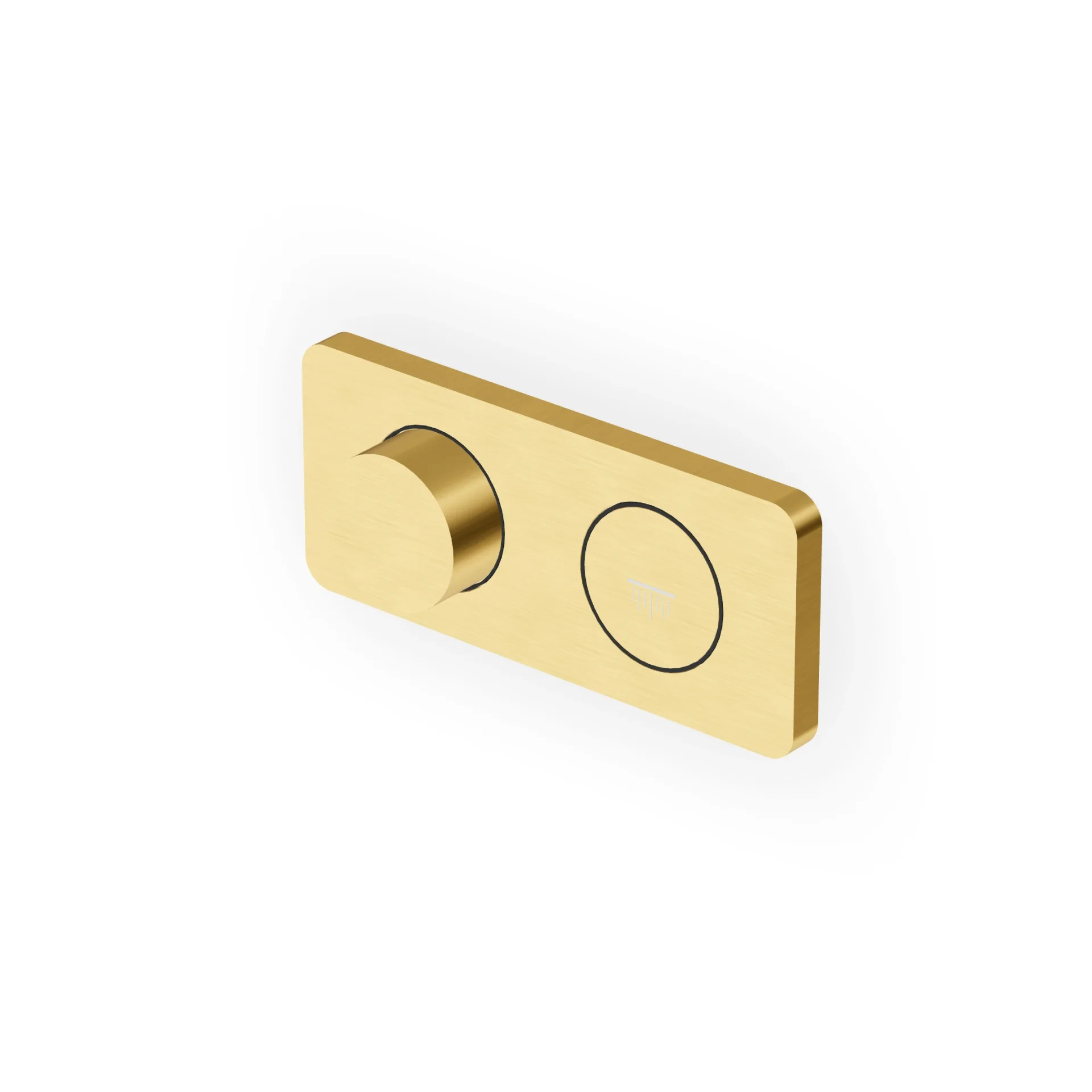 Zucchetti Hoop Thermostatic Push-Button Shower Mixer ZHO820