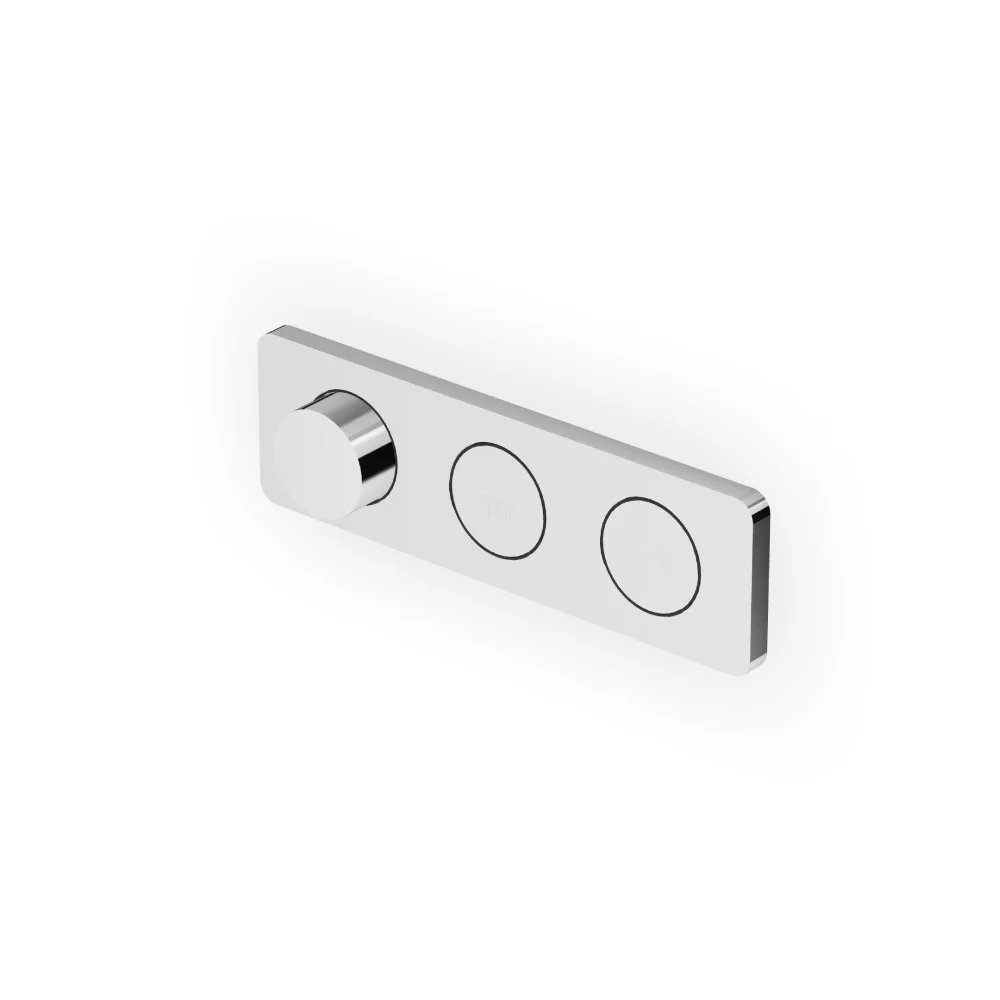 Zucchetti Hoop 2-Button Thermostatic Shower Mixer ZHO821