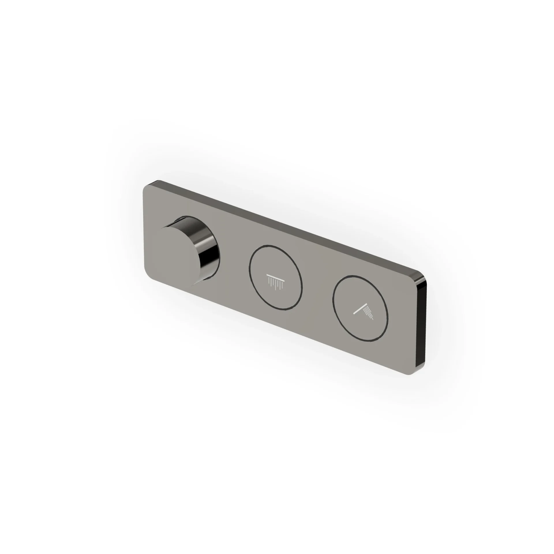 Zucchetti Hoop 2-Button Thermostatic Shower Mixer ZHO821
