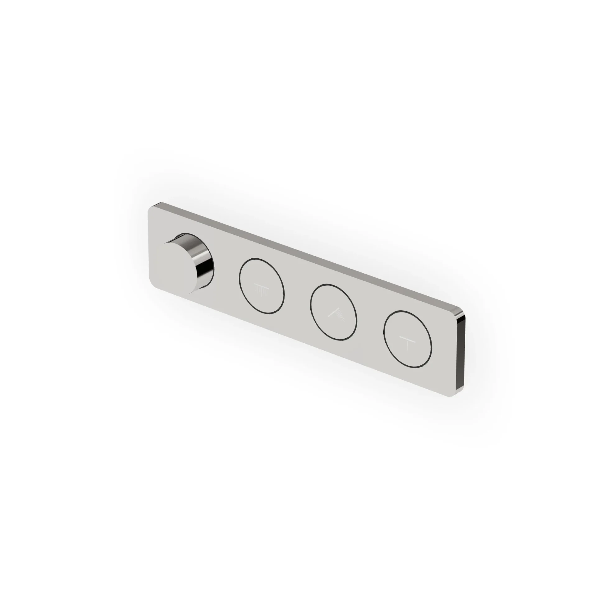 Zucchetti Hoop 3-Button Thermostatic Shower Mixer ZHO822
