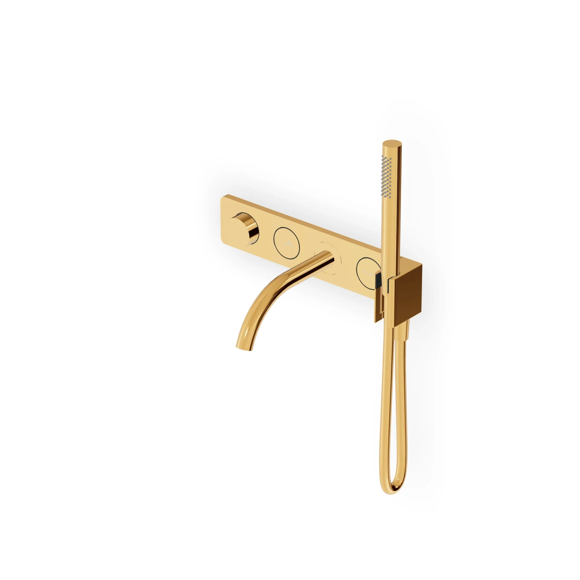 Zucchetti Hoop 2-Button Thermostatic Bath/Shower Mixer ZHO825