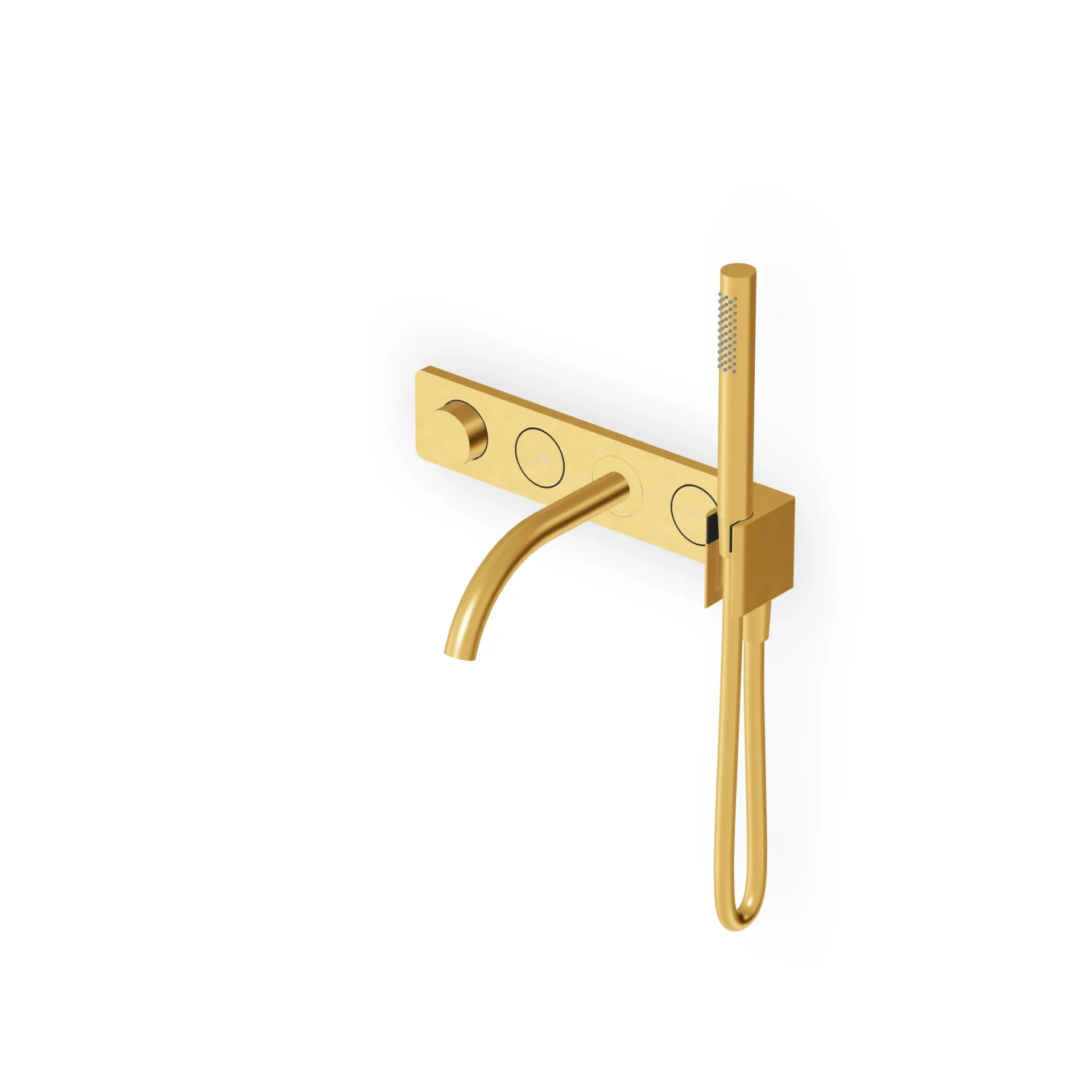 Zucchetti Hoop 2-Button Thermostatic Bath/Shower Mixer ZHO825