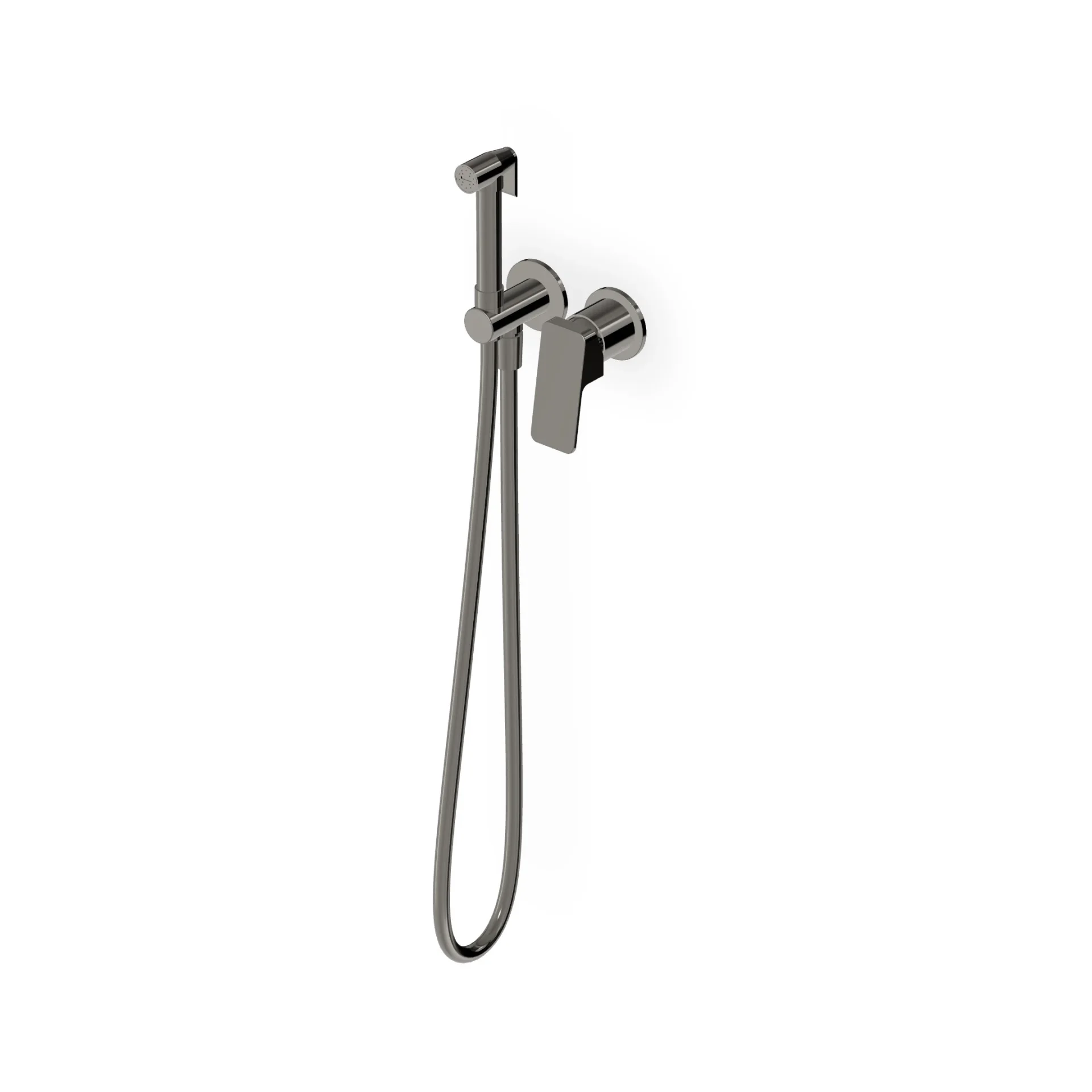 Zucchetti Jingle toilet/bidet hydrobrush complete with single-lever mixer ZIN417