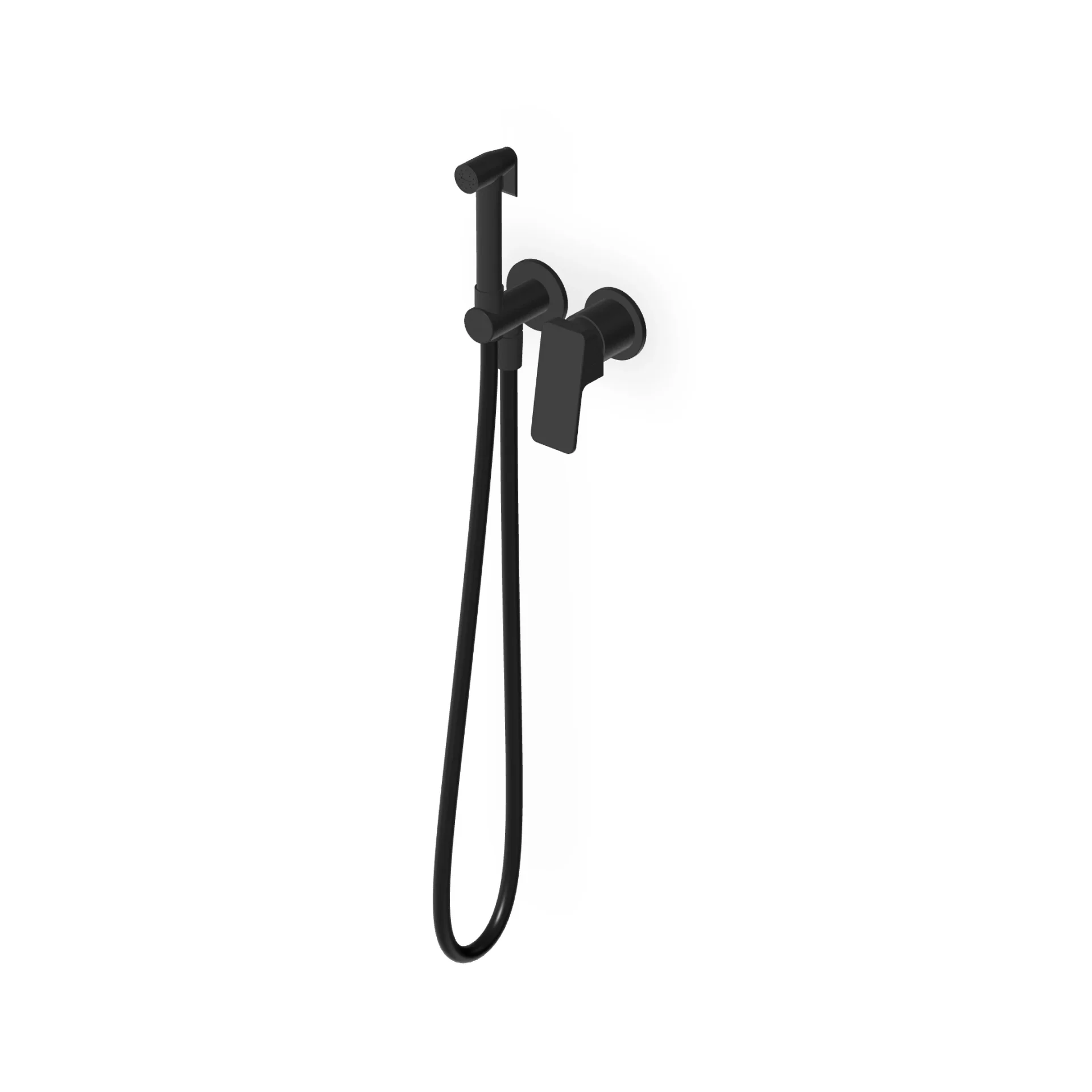 Zucchetti Jingle toilet/bidet hydrobrush complete with single-lever mixer ZIN417