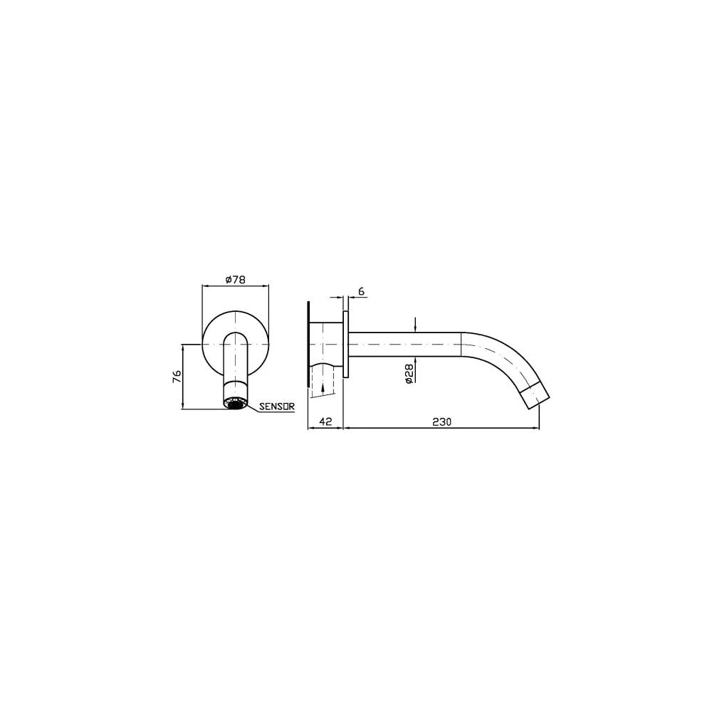 Zucchetti Isy22 Electronic Sink Tap ZIS1738