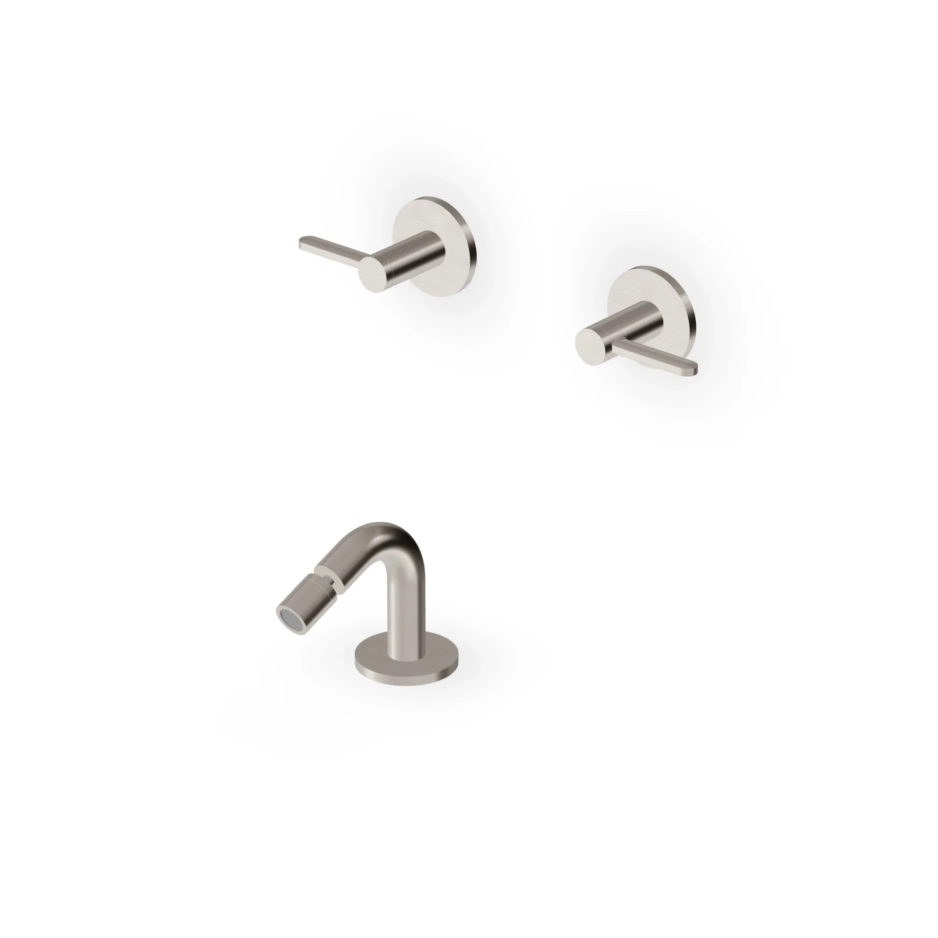 Zucchetti Isy22 Bidet Mixer with Deck-Mounted Spout ZIS3751