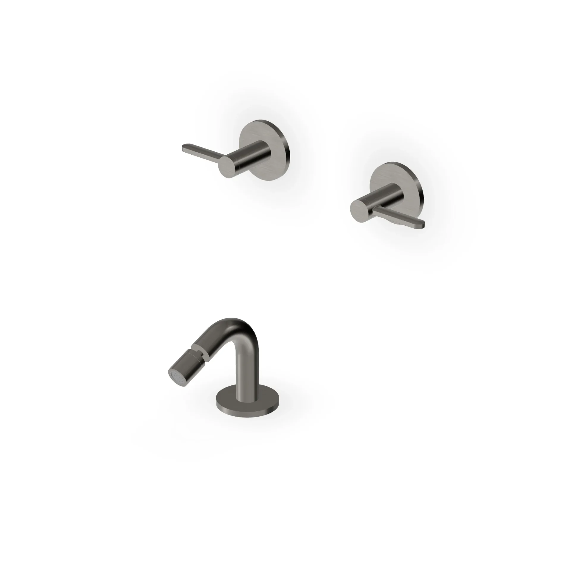 Zucchetti Isy22 Bidet Mixer with Deck-Mounted Spout ZIS3751