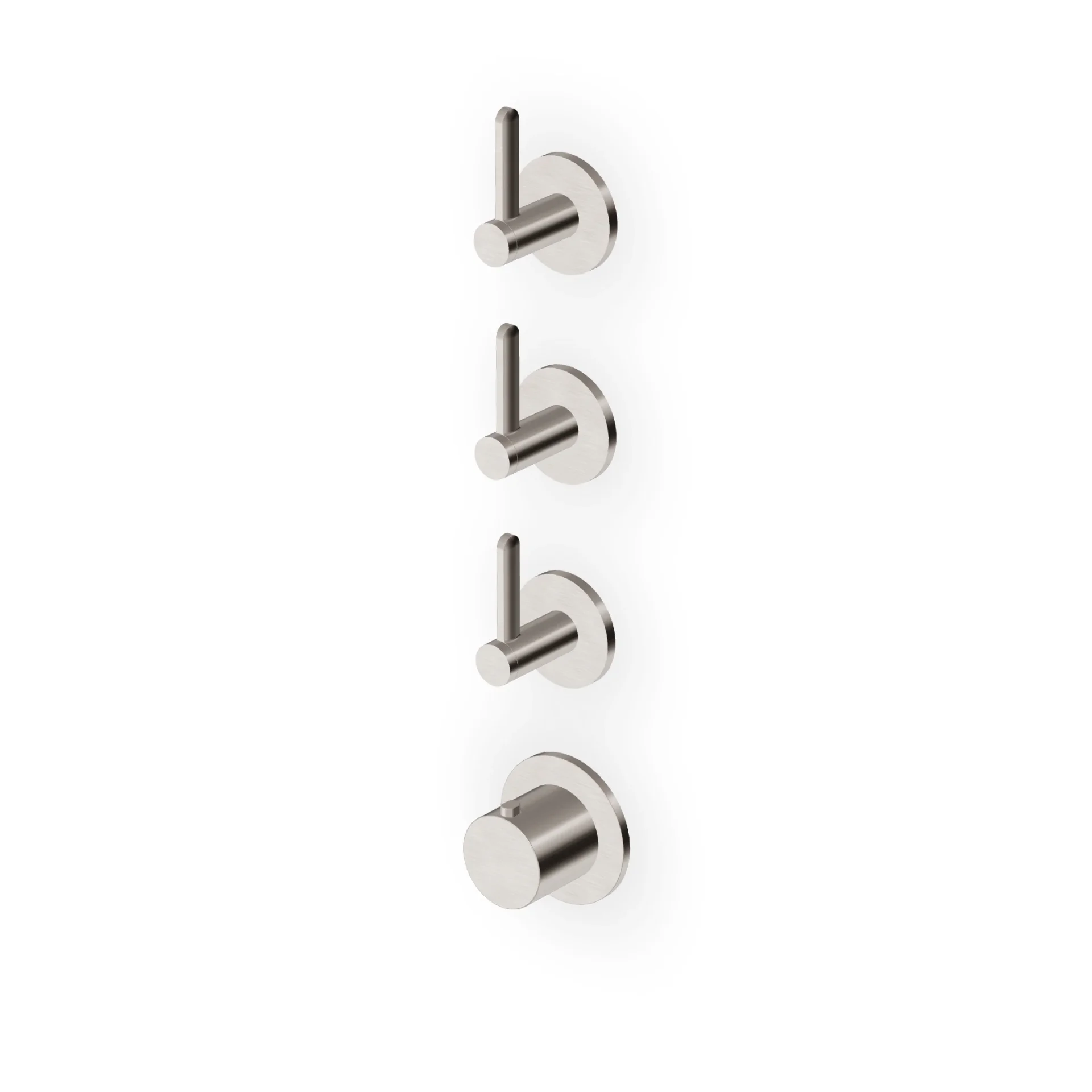 Zucchetti Isy22 Thermostatic Shower Mixer with 3 Stop Valves ZIS3803