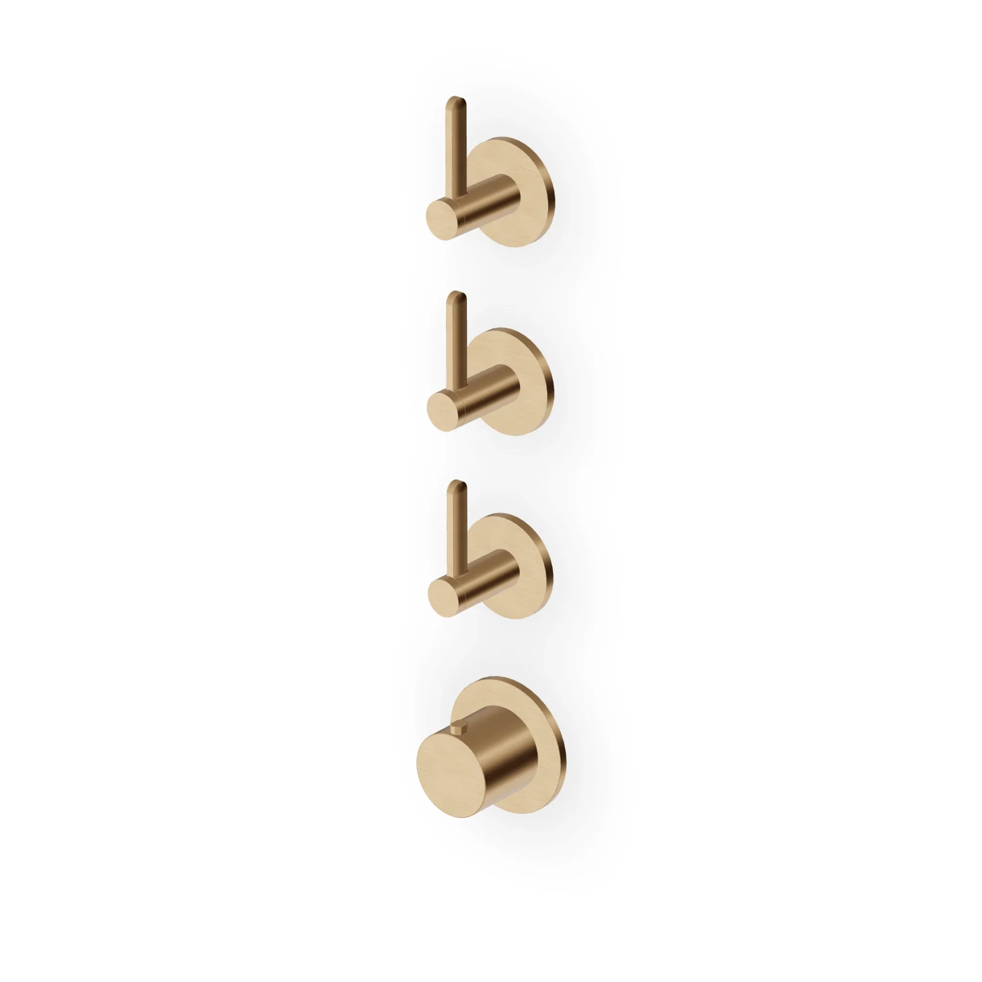 Zucchetti Isy22 Thermostatic Shower Mixer with 3 Stop Valves ZIS3803