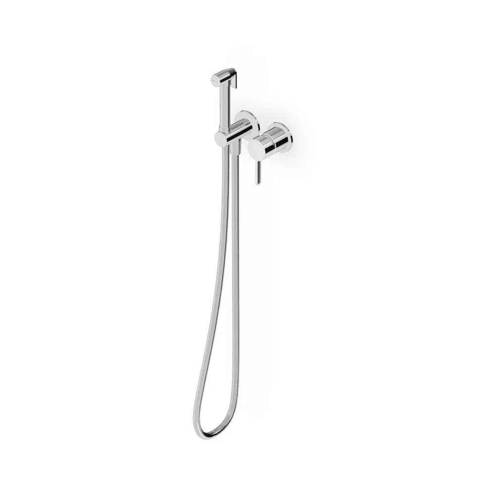 Zucchetti Isy22 toilet/bidet hydrobrush complete with single-lever mixer ZIS417