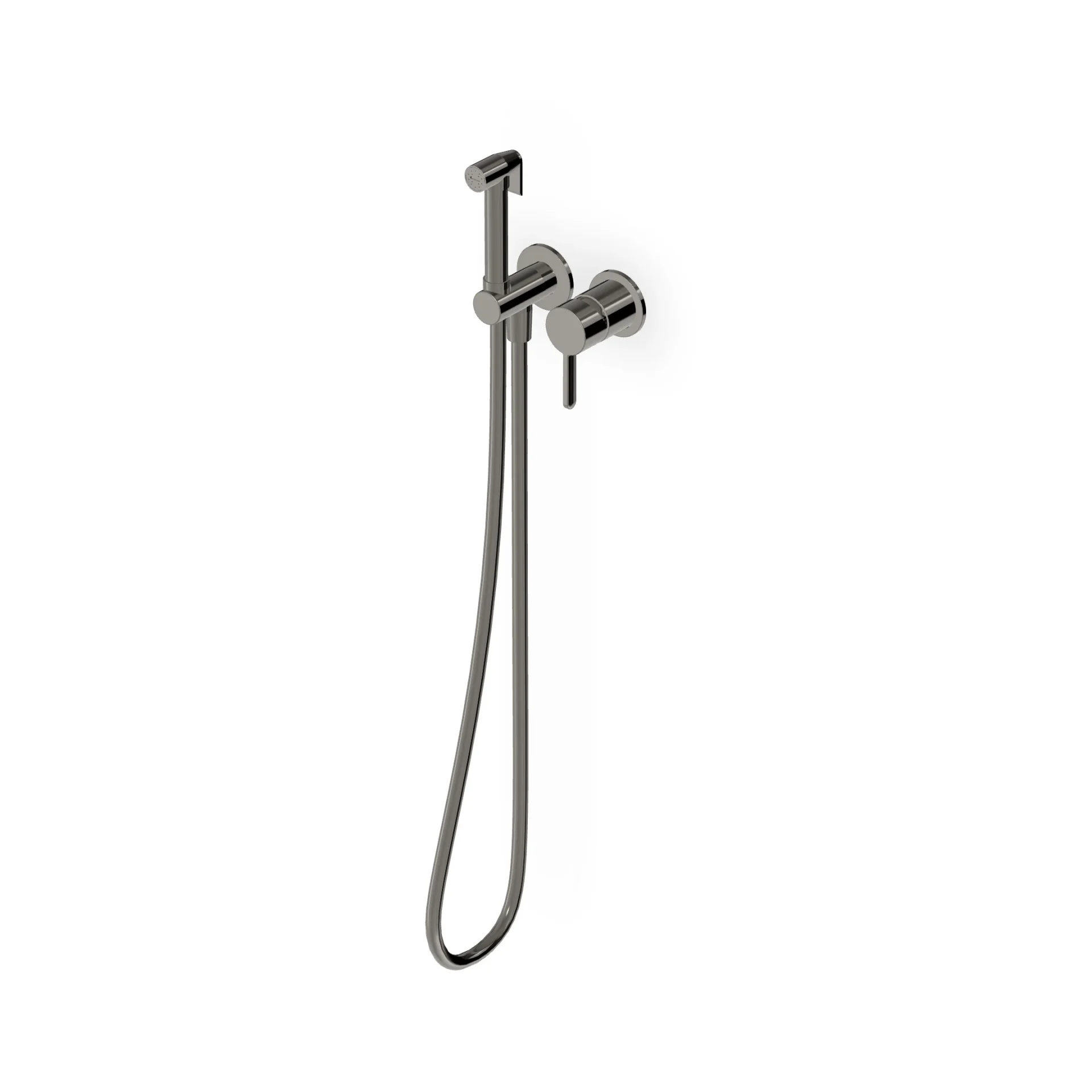 Zucchetti Isy22 toilet/bidet hydrobrush complete with single-lever mixer ZIS417