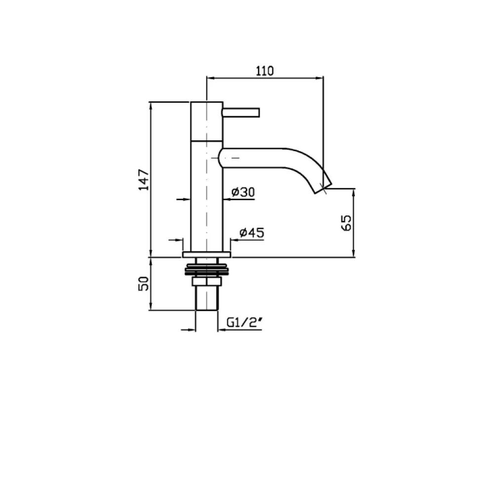 Zucchetti Pan S Single water tap ZP6365