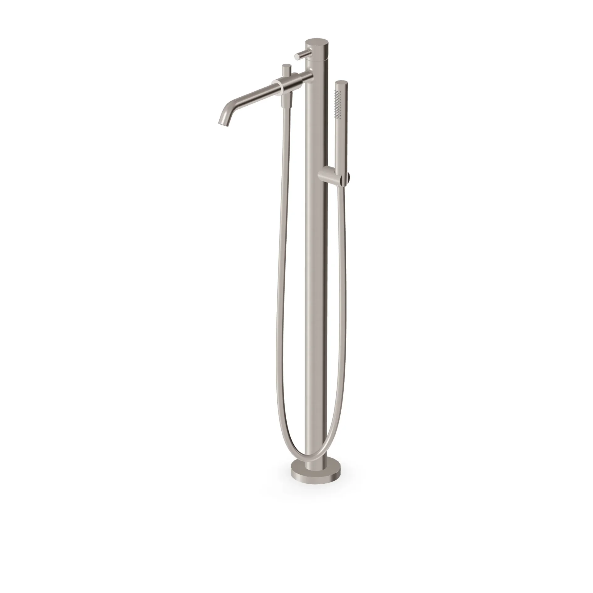 Zucchetti Pan Freestanding Tub Tap + Recessed Part ZP6622+R99676
