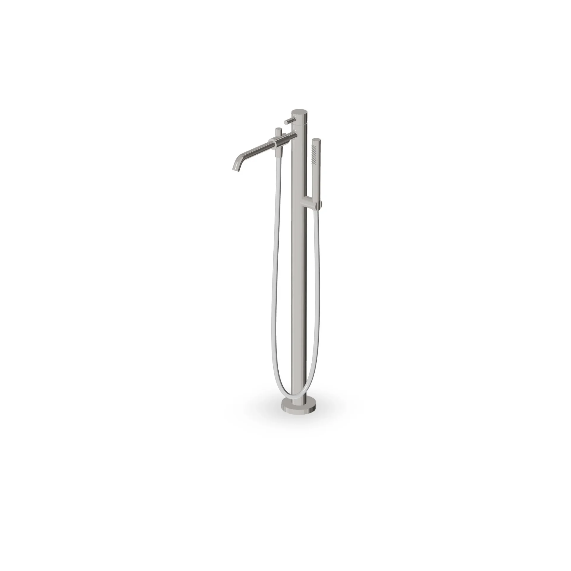 Zucchetti Pan Freestanding Tub Tap + Recessed Part ZP6622+R99676
