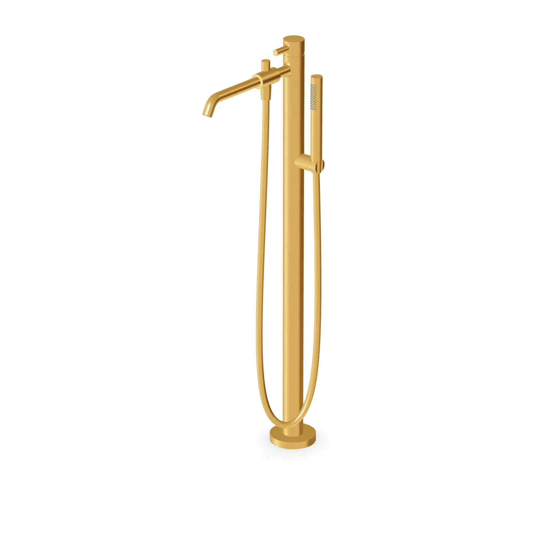Zucchetti Pan Freestanding Tub Tap + Recessed Part ZP6622+R99676