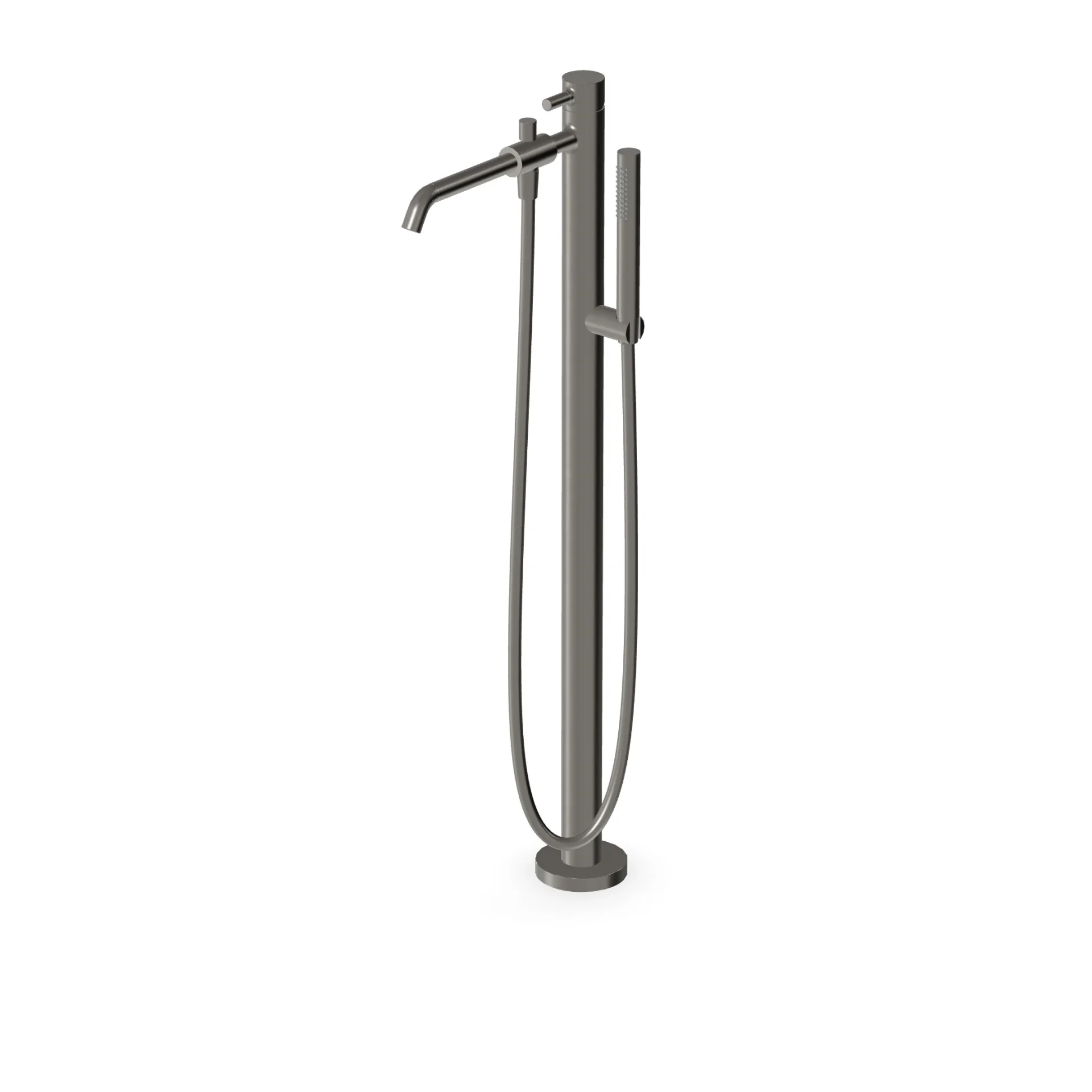 Zucchetti Pan Freestanding Tub Tap + Recessed Part ZP6622+R99676