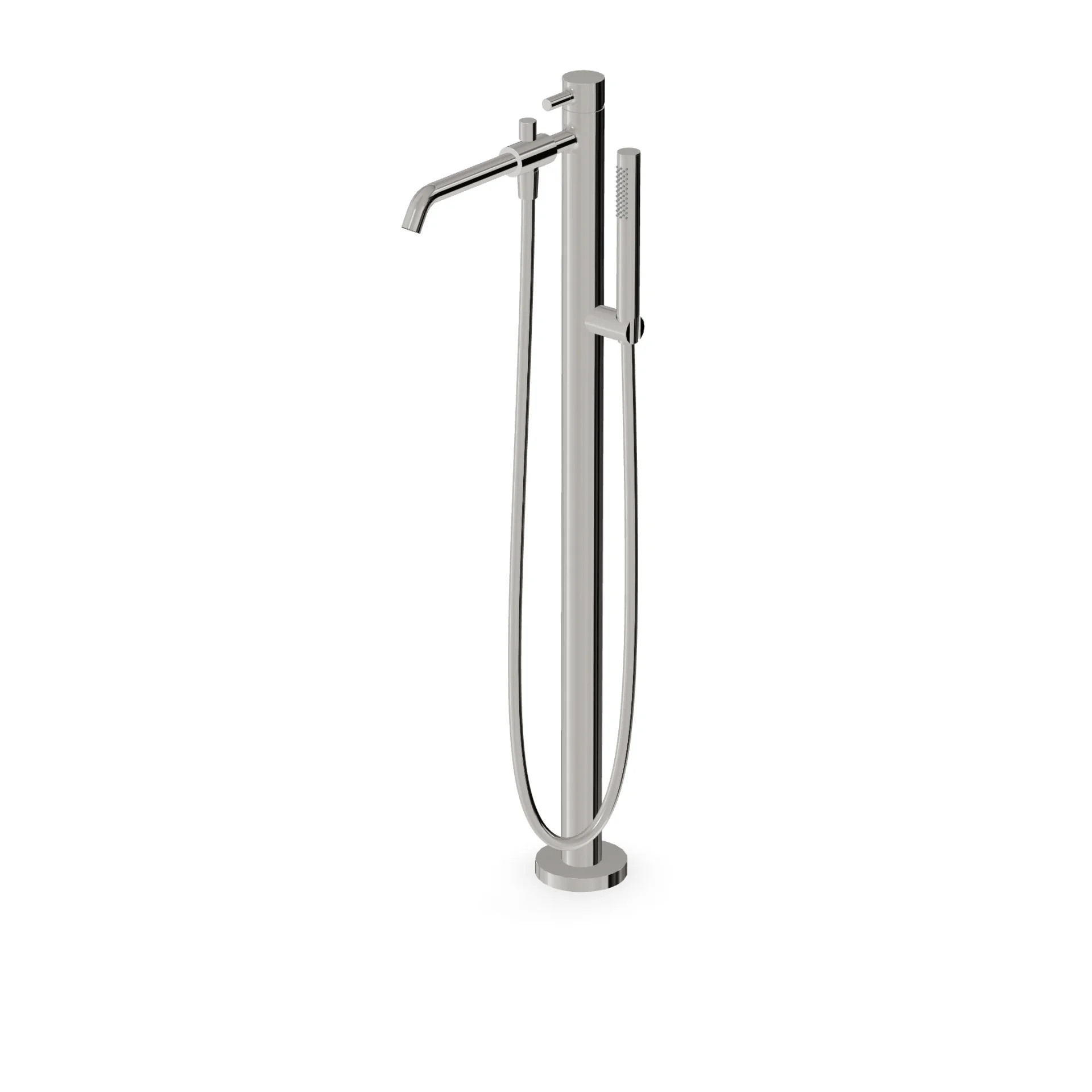 Zucchetti Pan Freestanding Tub Tap + Recessed Part ZP6622+R99676