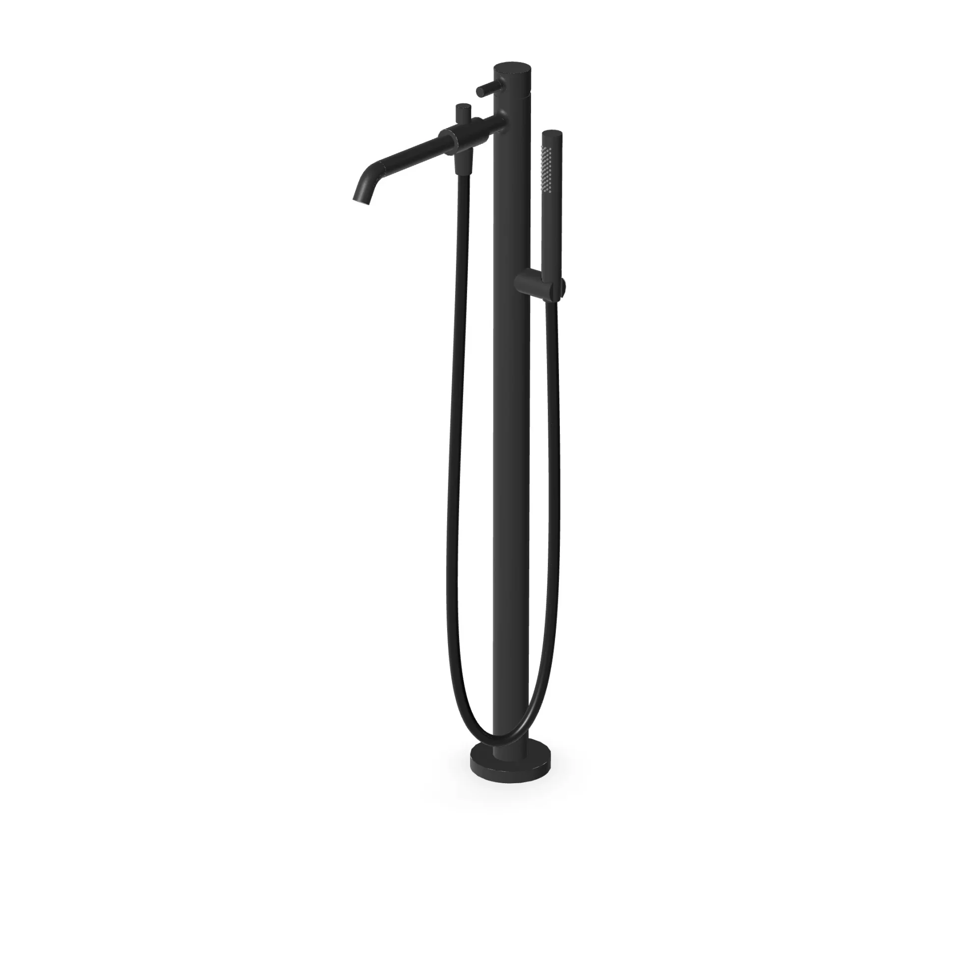 Zucchetti Pan Freestanding Tub Tap + Recessed Part ZP6622+R99676