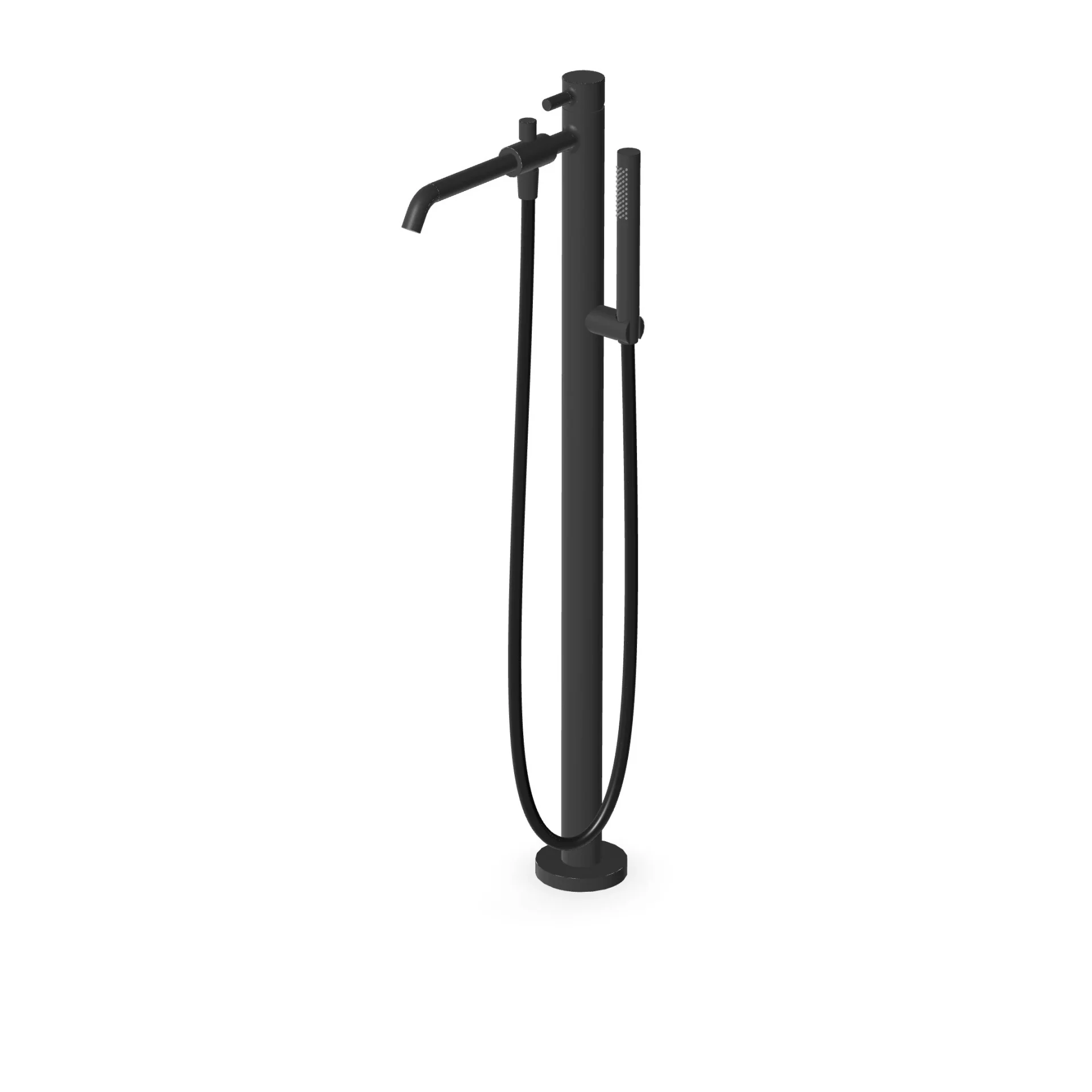 Zucchetti Pan Freestanding Tub Tap + Recessed Part ZP6622+R99676