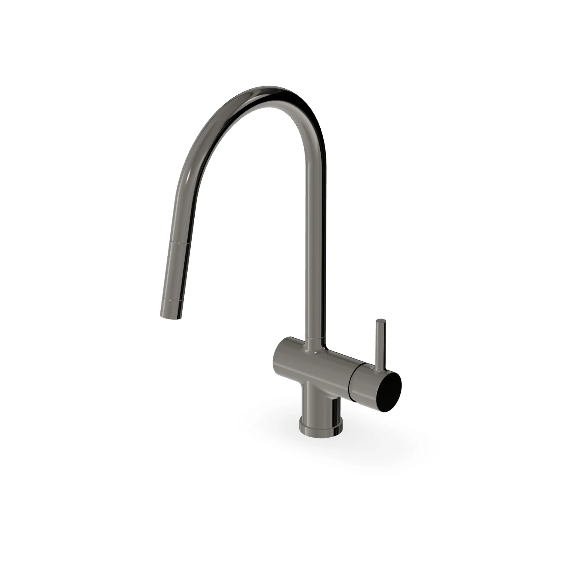 Zucchetti Pan S Single-lever mixer with swivel spout and pull-out shower ZPA285