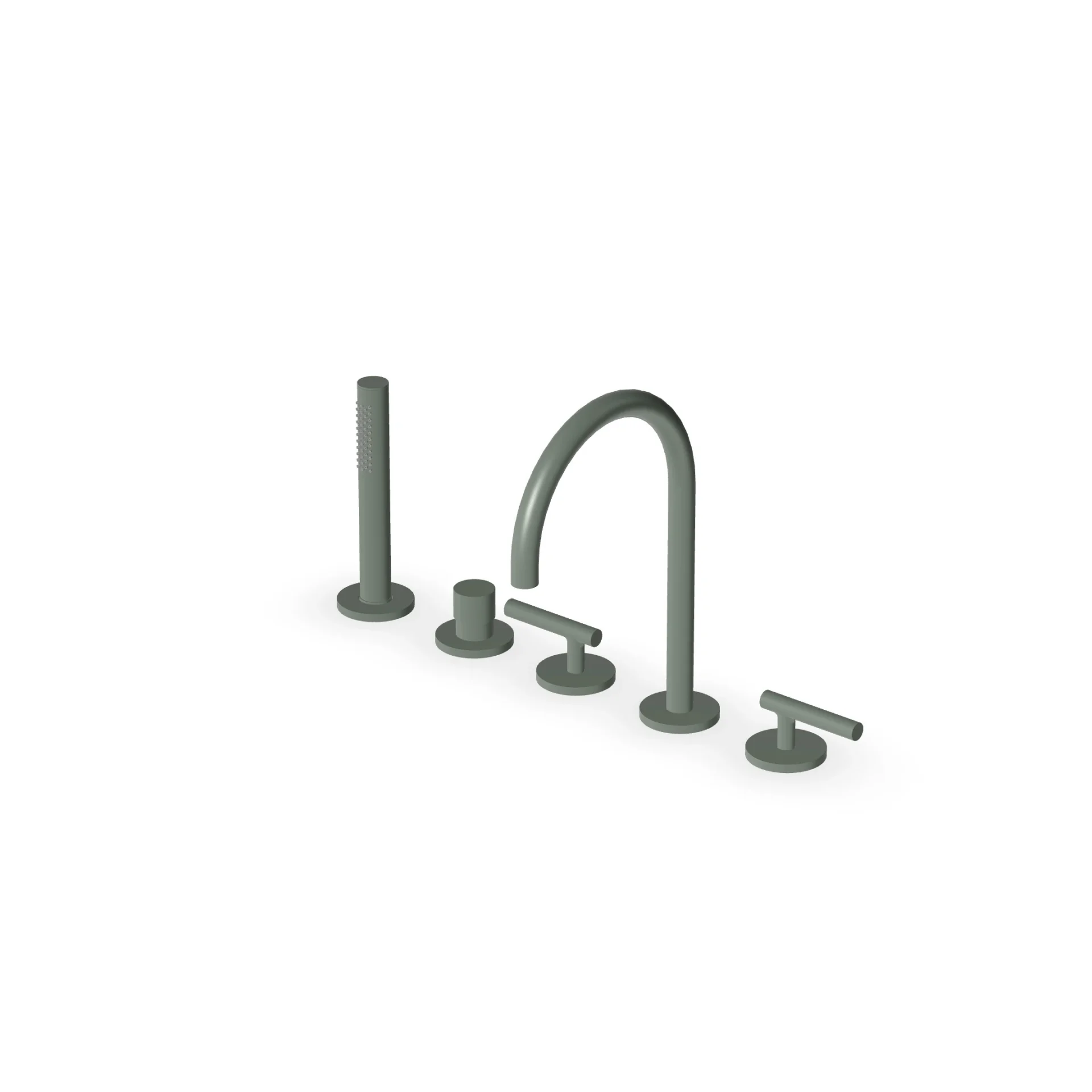 Zucchetti Pan S 5-Loch Wannenrandarmatur ZPA5514