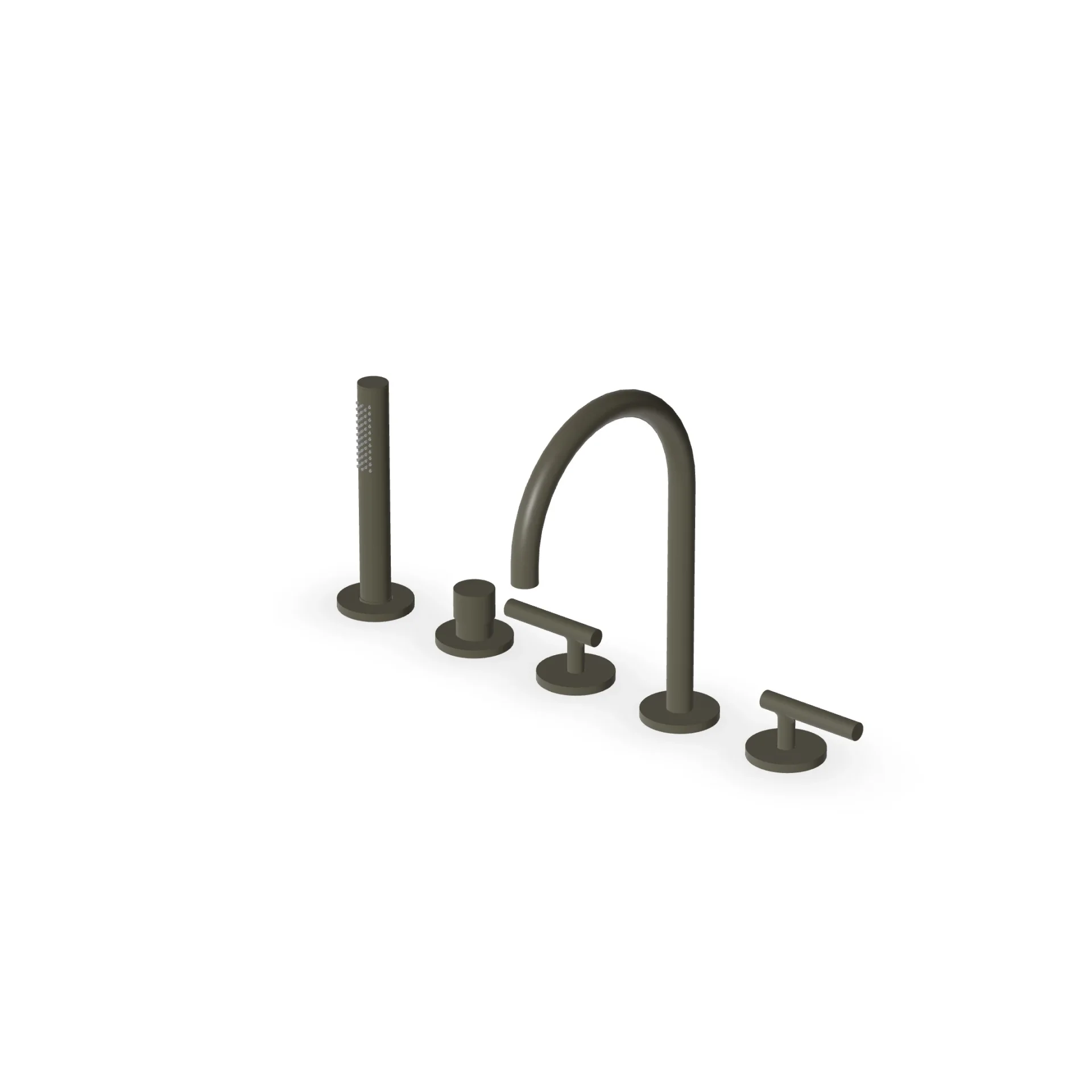 Zucchetti Pan S 5-Loch Wannenrandarmatur ZPA5514