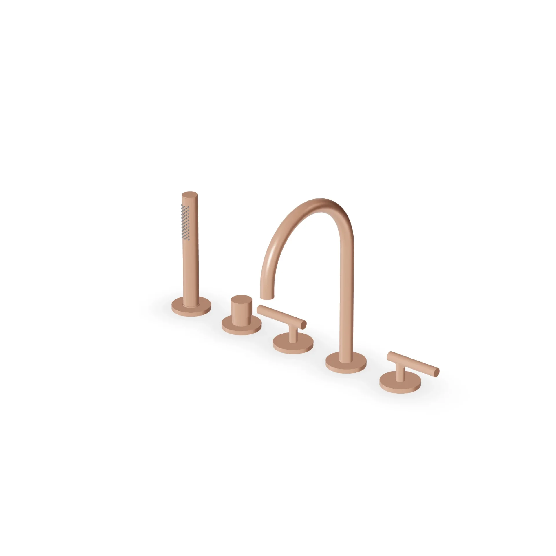 Zucchetti Pan S 5-Loch Wannenrandarmatur ZPA5514