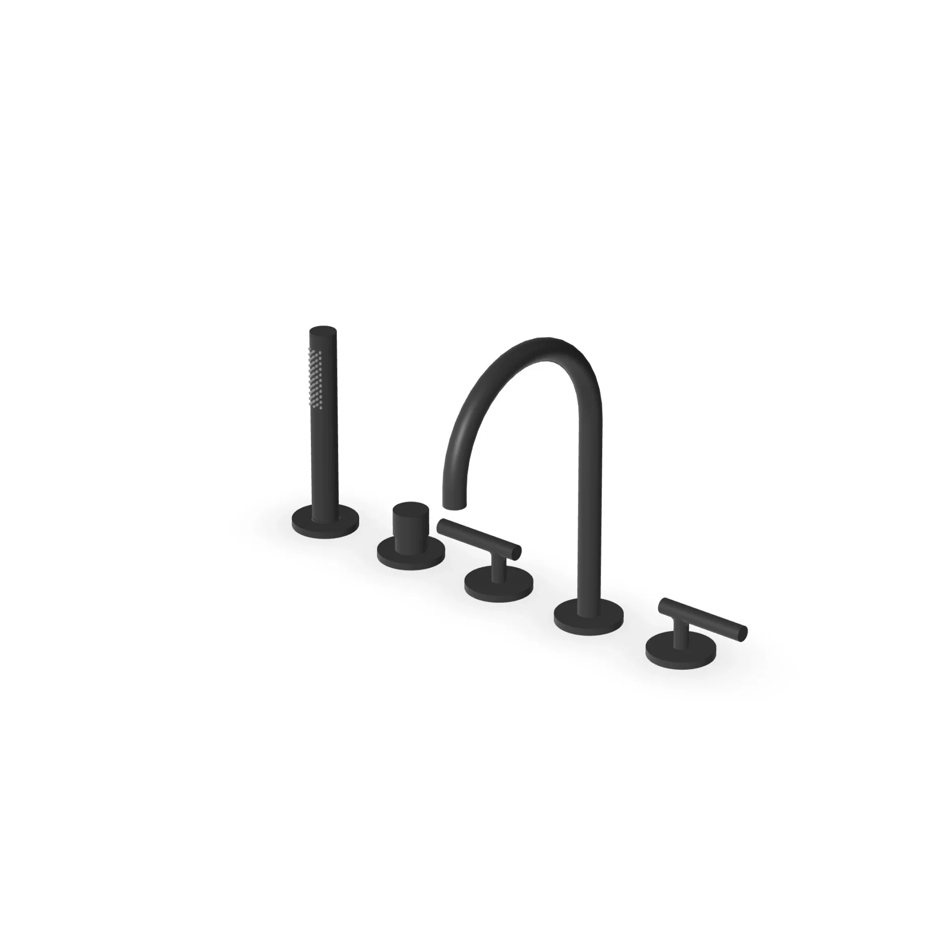 Zucchetti Pan S 5-Loch Wannenrandarmatur ZPA5514