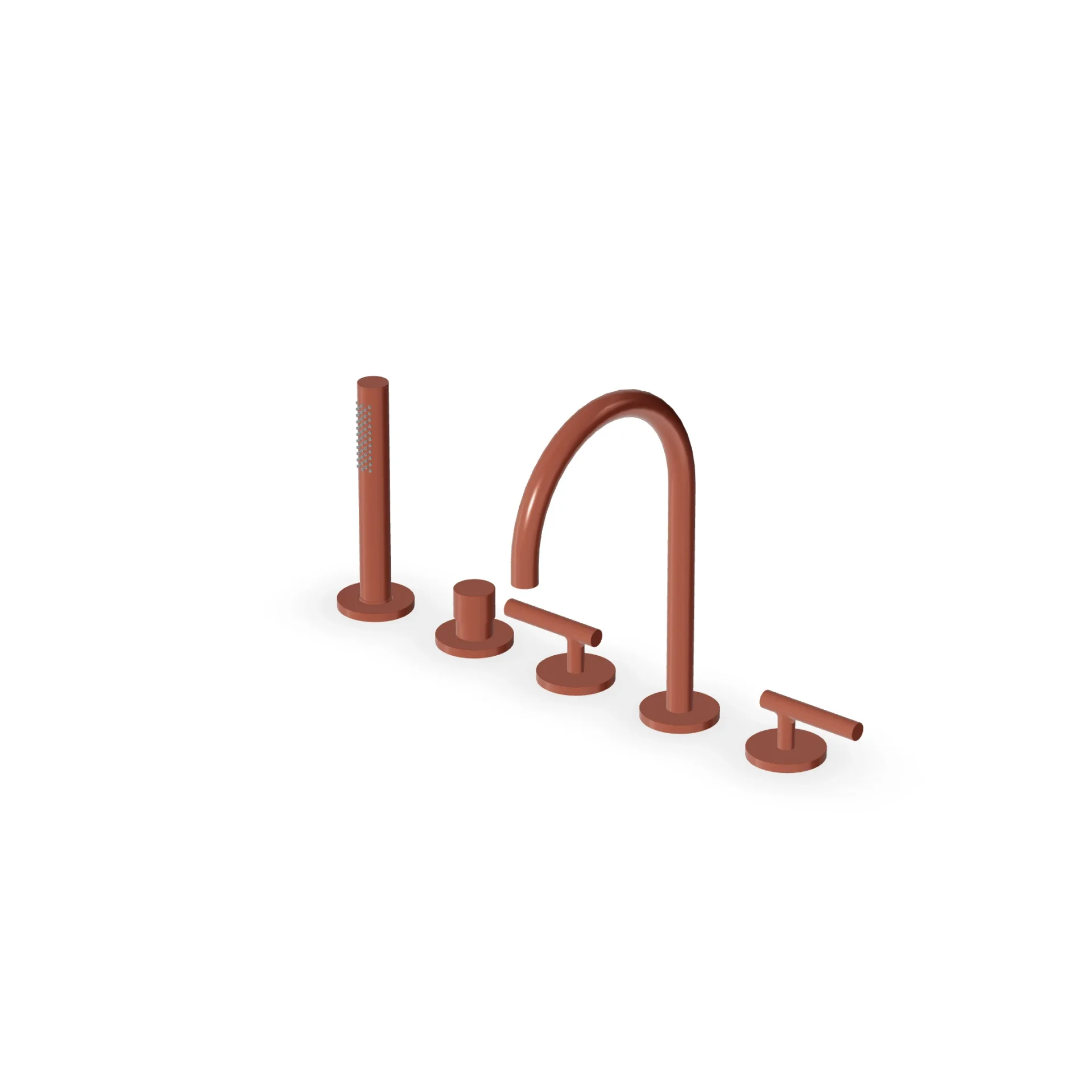Zucchetti Pan S 5-Loch Wannenrandarmatur ZPA5514
