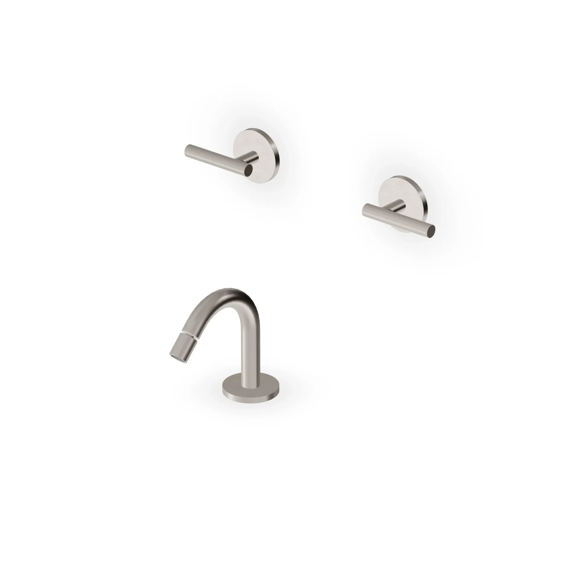 Zucchetti Pan S Bidet Mixer with Deck-Mounted Spout ZPA5775