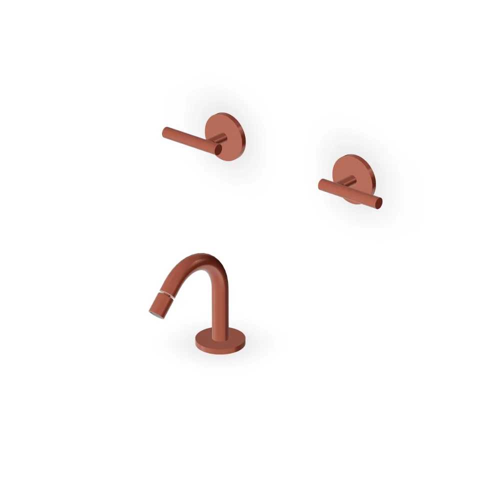 Zucchetti Pan S Bidet Mixer with Deck-Mounted Spout ZPA5775